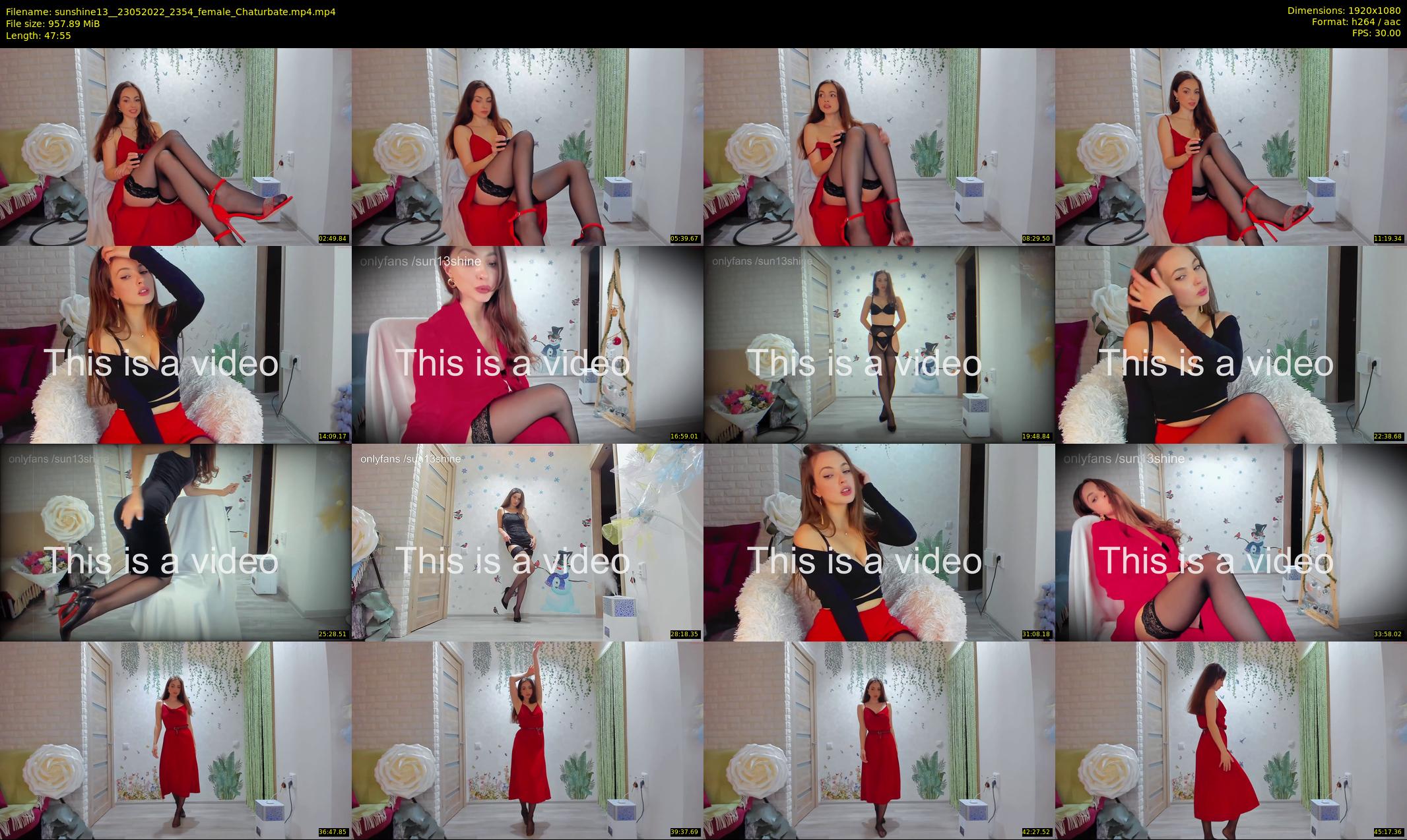 sunshine13_ — 48 minute Chaturbate female cam show recording, 1080p, May 23, 2022