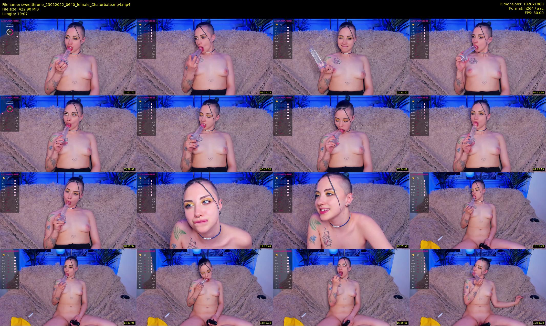 sweetthrone — 20 minute Chaturbate couple cam show recording, 1080p, May 23, 2022