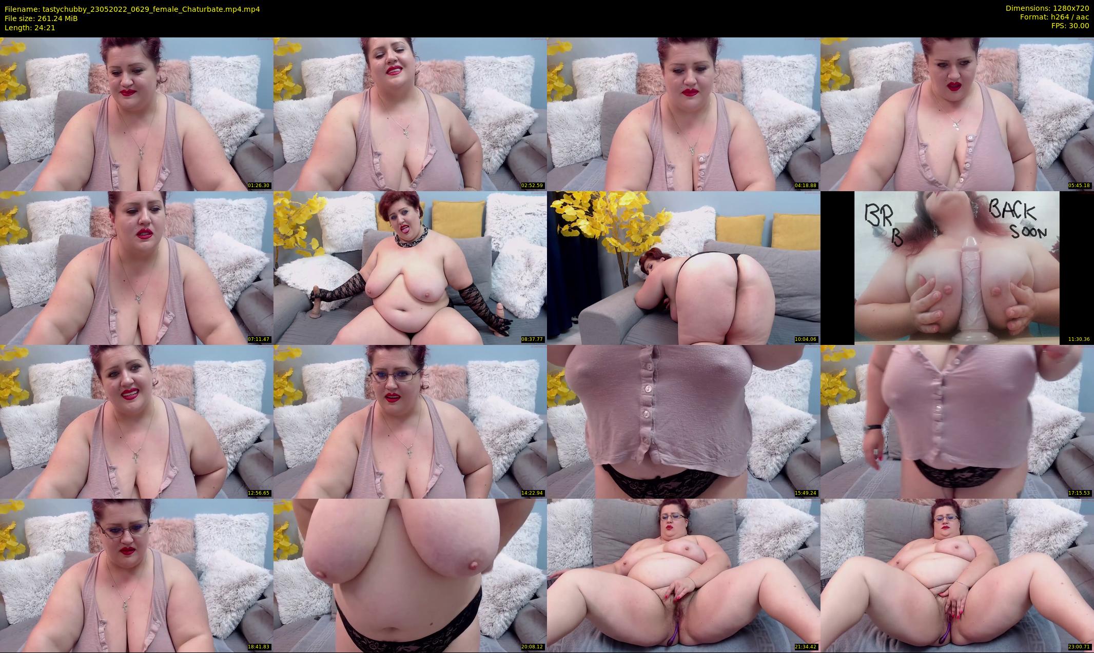 tastychubby — 25 minute Chaturbate female cam show recording, 720p, May 23, 2022