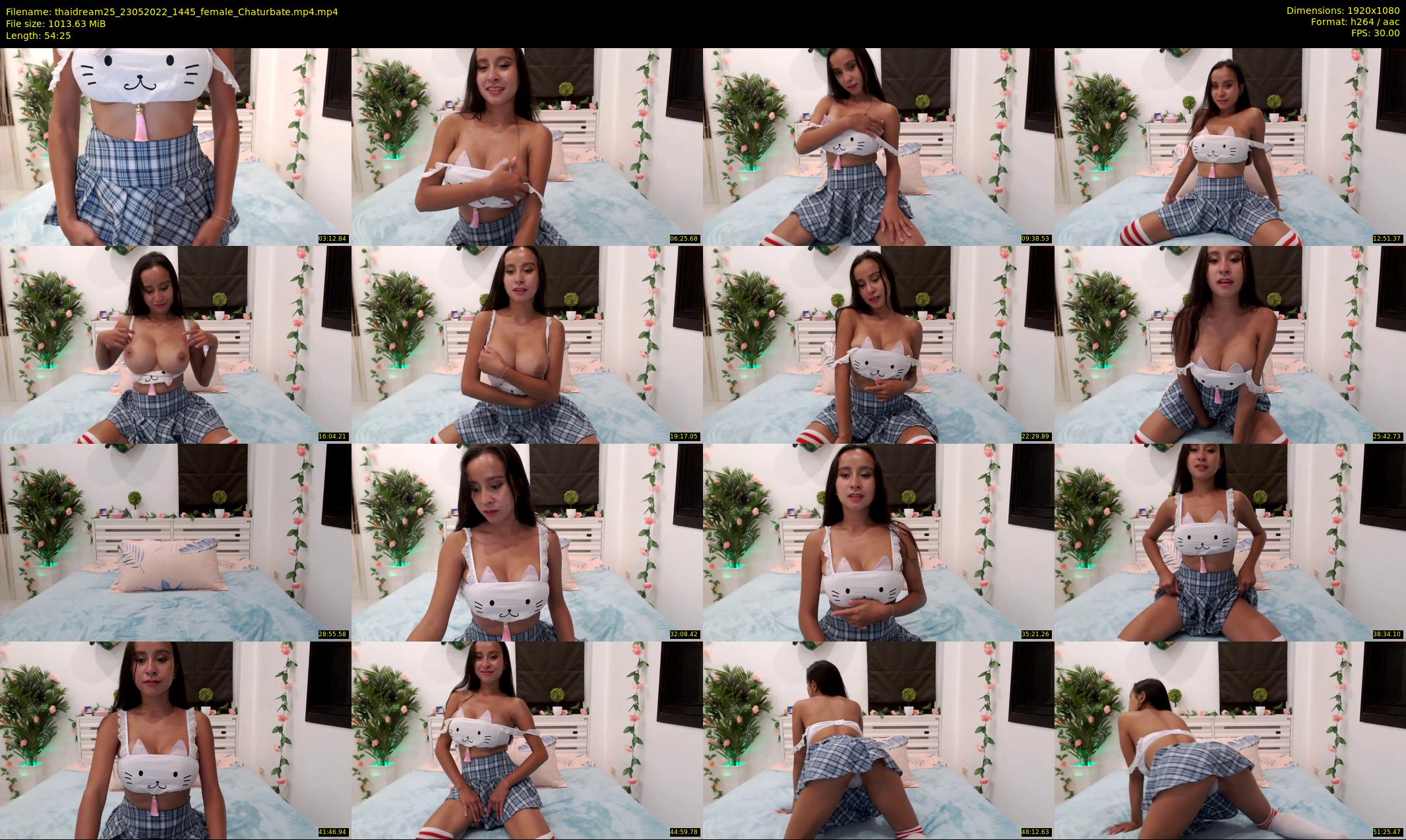 thaidream25 — 55 minute Chaturbate female cam show recording, 1080p, May 23, 2022