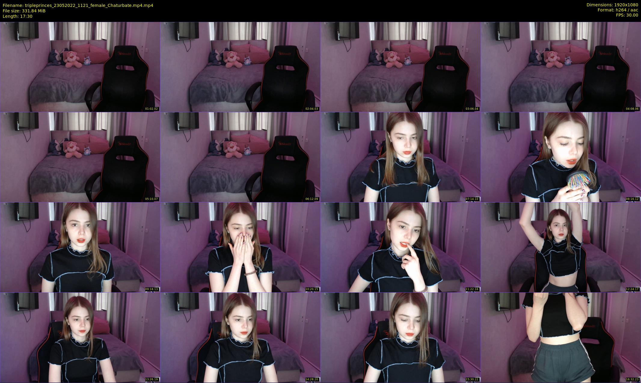 tripleprinces — 18 minute Chaturbate female cam show recording, 1080p, May 23, 2022