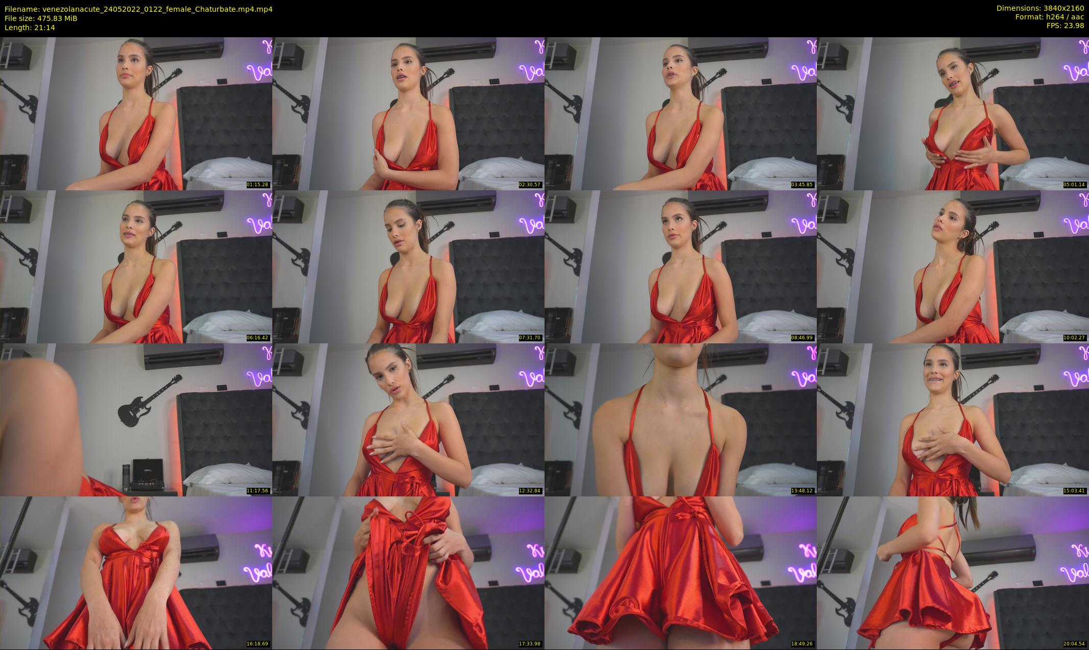 venezolanacute — 22 minute Chaturbate female cam show recording, 4K, May 24, 2022