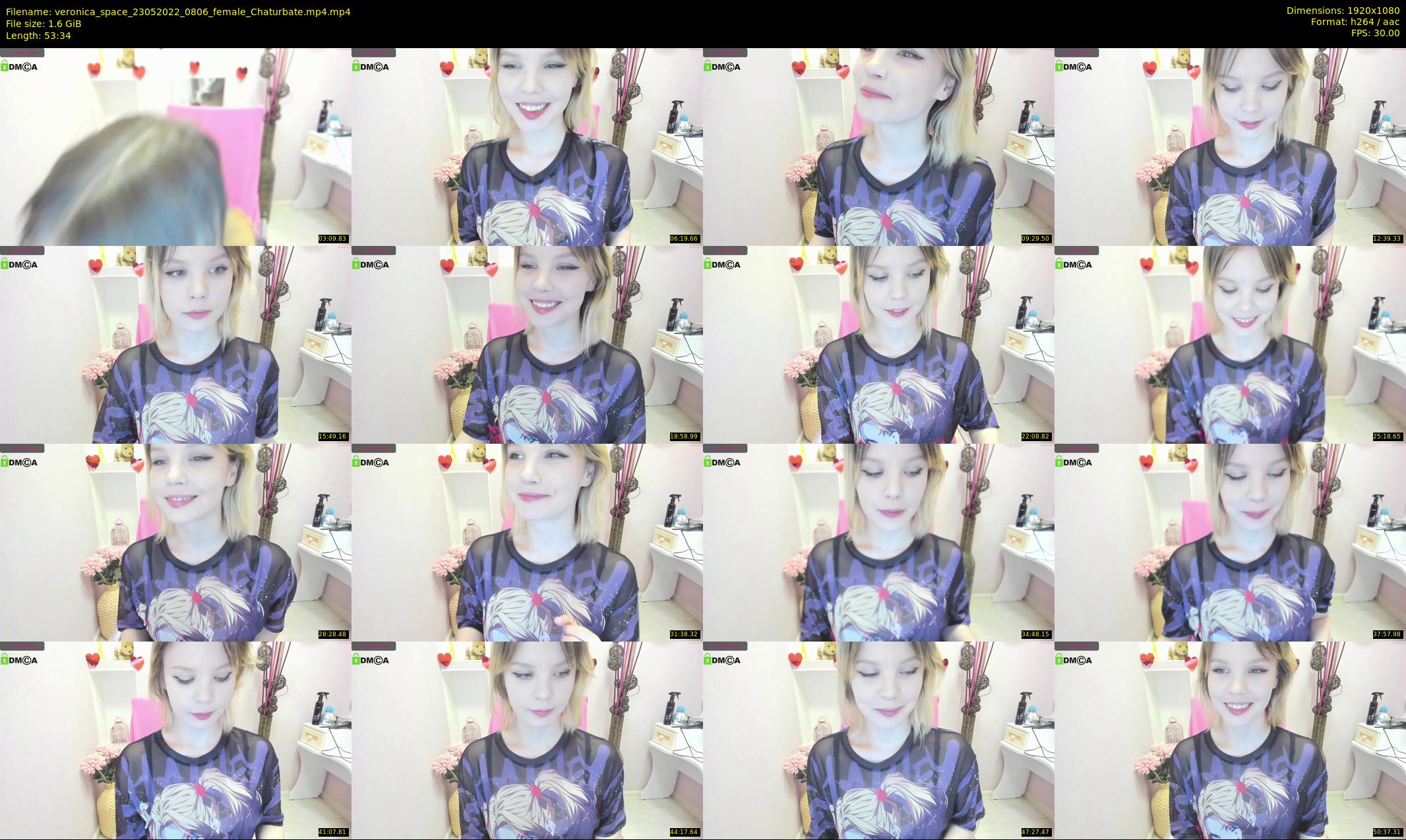 veronica_space — 54 minute Chaturbate female cam show recording, 1080p, May 23, 2022