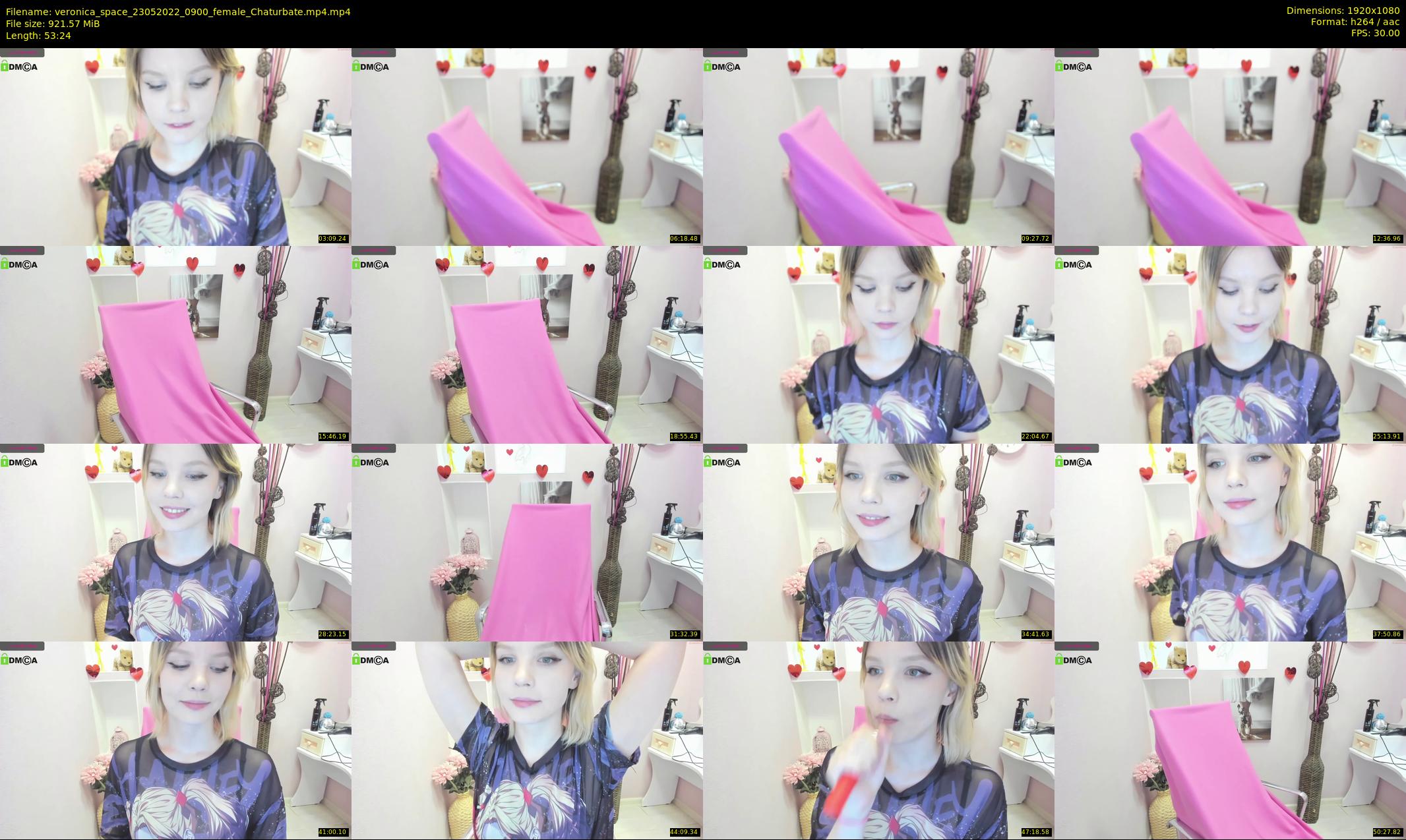 veronica_space — 54 minute Chaturbate female cam show recording, 1080p, May 23, 2022