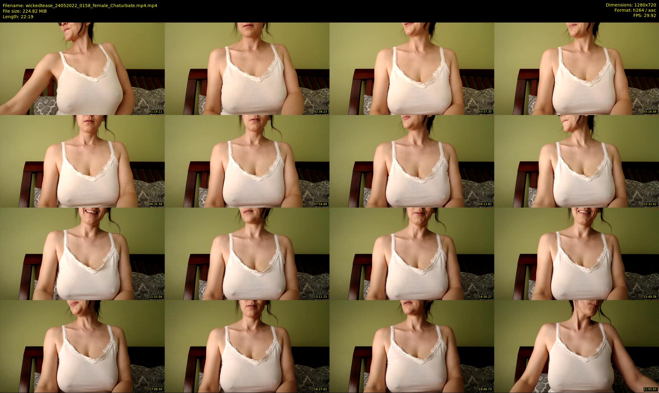 wickedtease — 23 minute Chaturbate female cam show recording, 720p, May 24, 2022