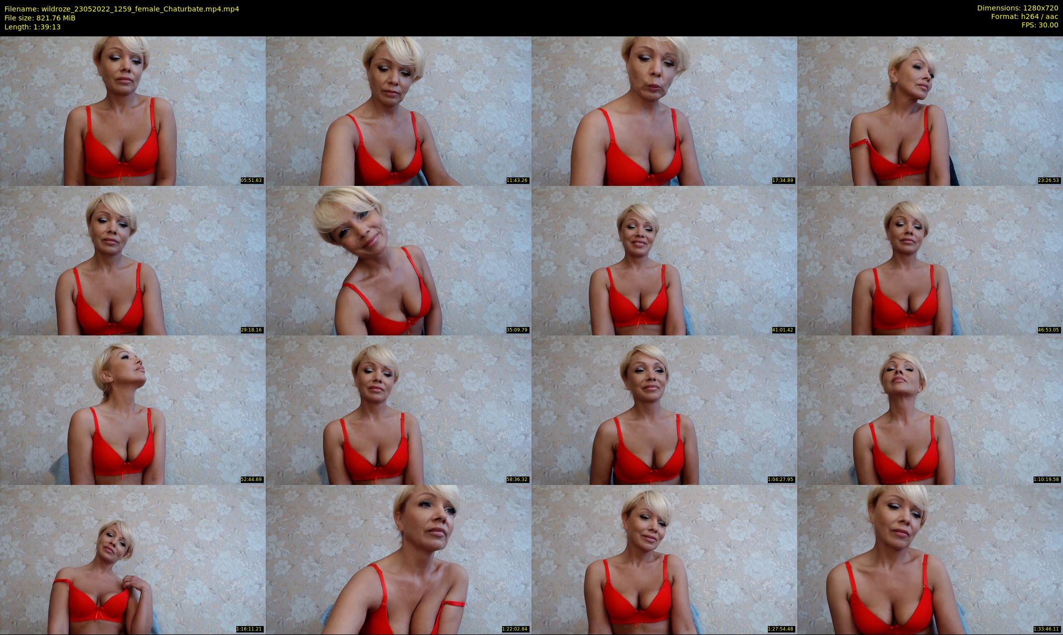 wildroze — 100 minute Chaturbate female cam show recording, 720p, May 23, 2022