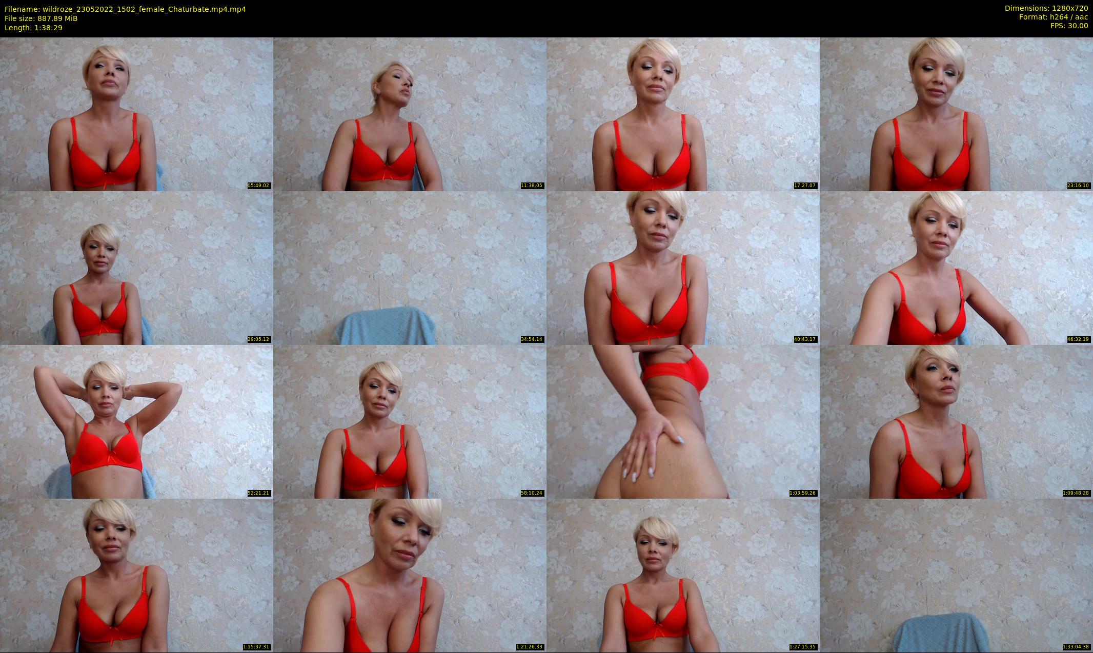 wildroze — 99 minute Chaturbate female cam show recording, 720p, May 23, 2022