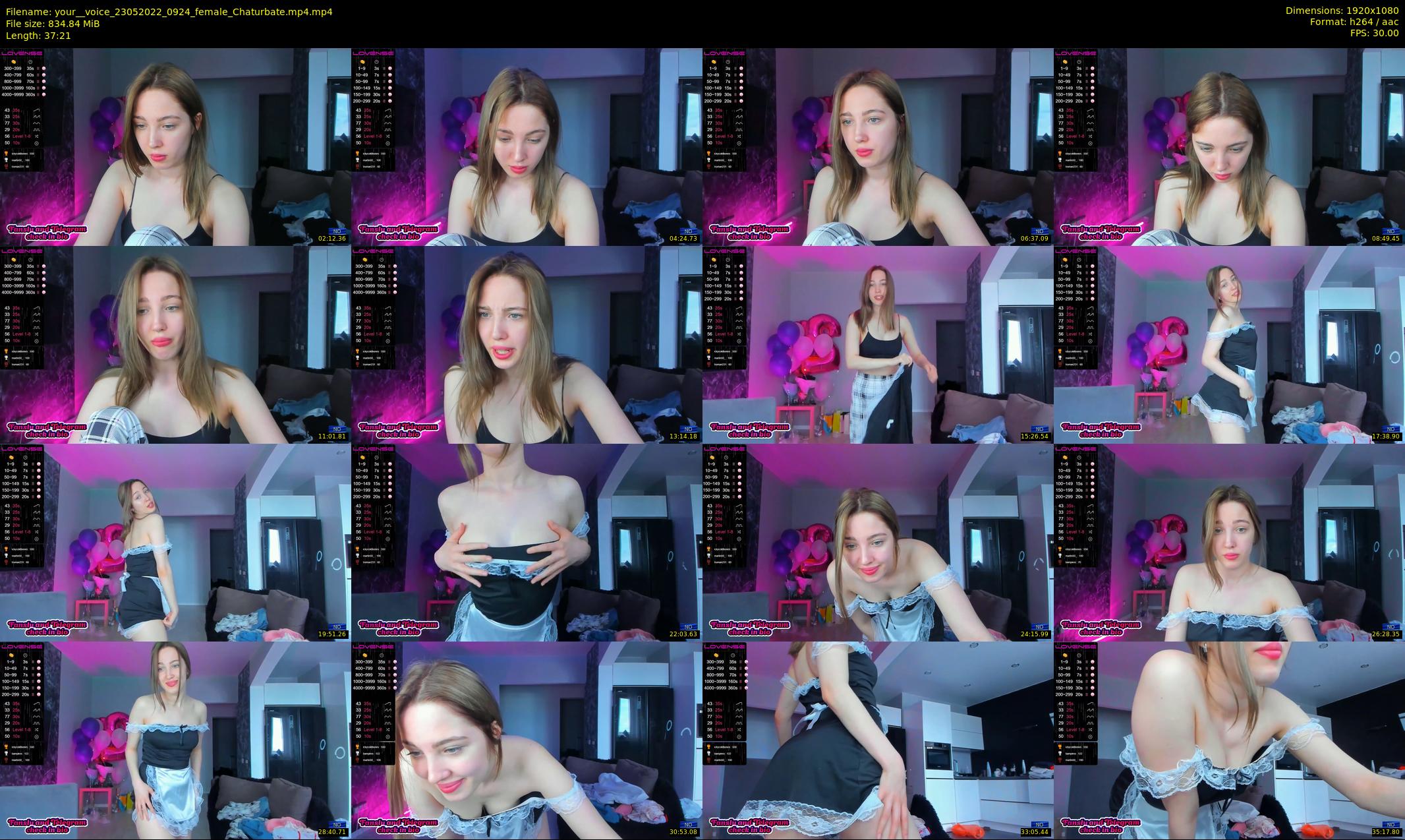 your__voice — 38 minute Chaturbate female cam show recording, 1080p, May 23, 2022