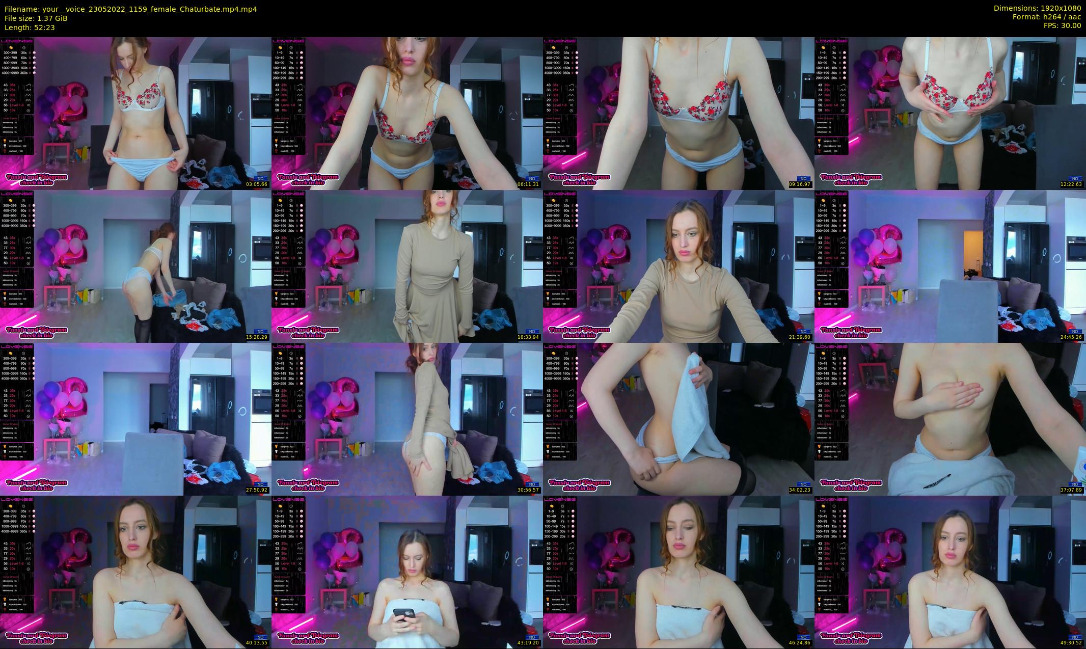 your__voice — 53 minute Chaturbate female cam show recording, 1080p, May 23, 2022