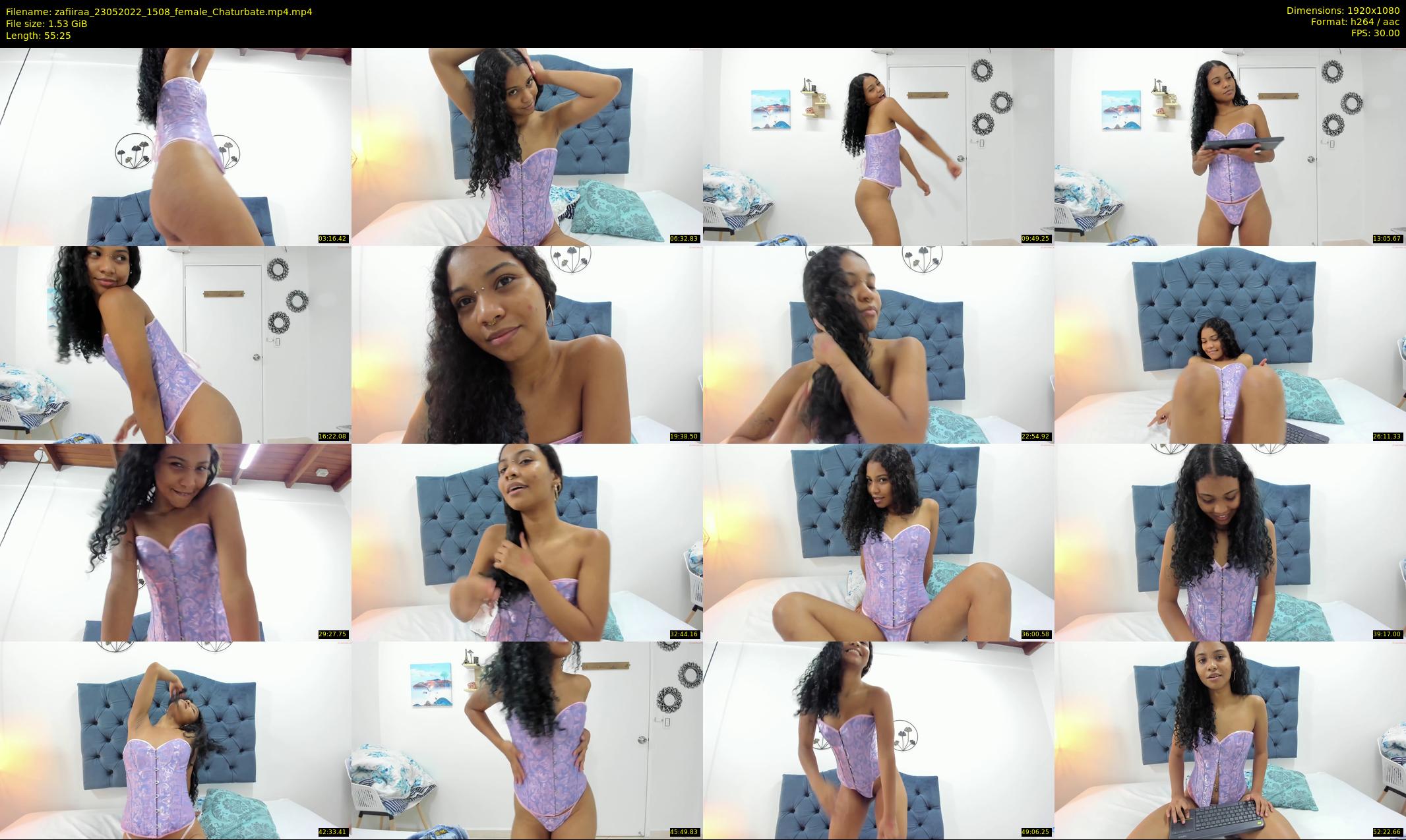 zafiiraa — 56 minute Chaturbate female cam show recording, 1080p, May 23, 2022
