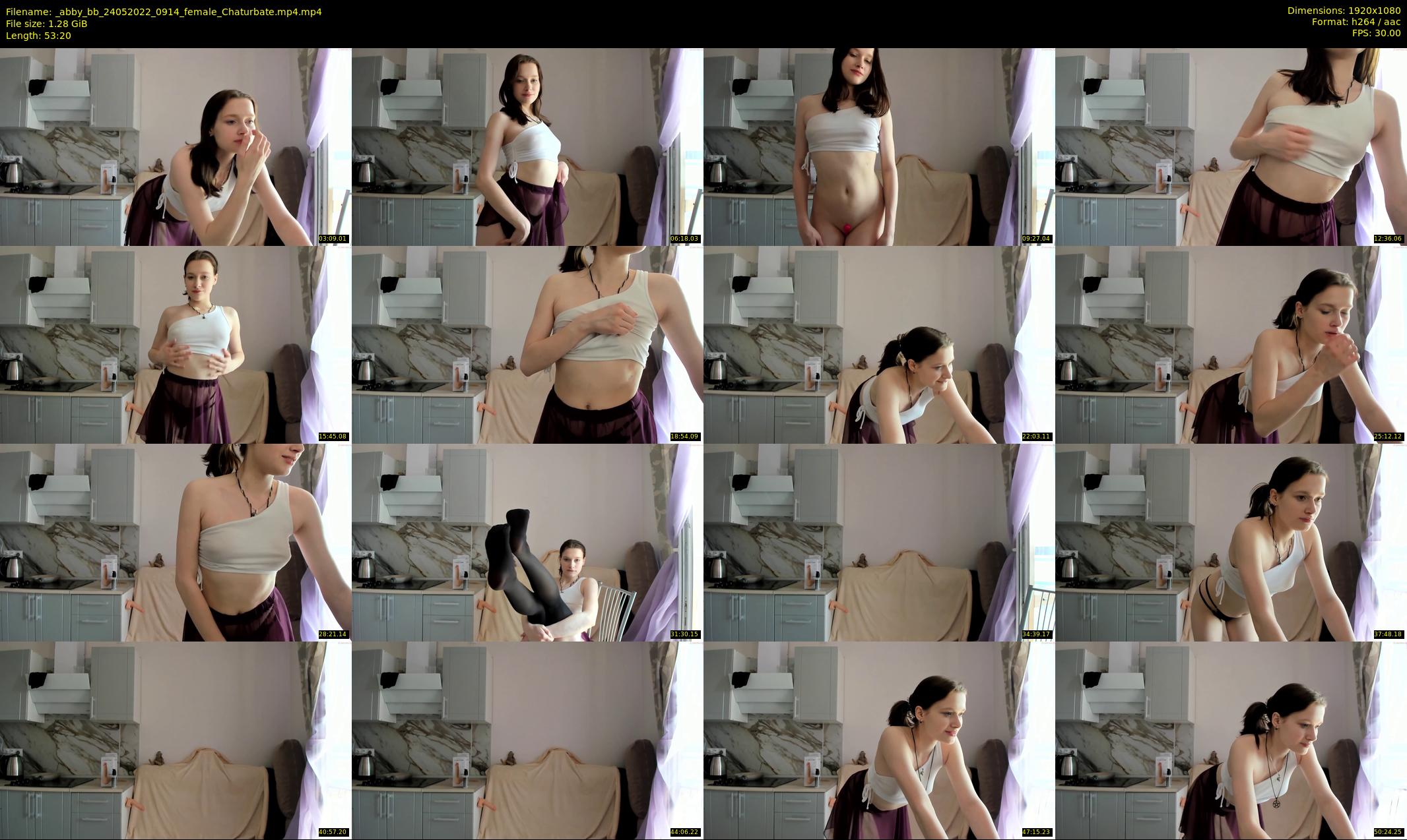_abby_bb — 54 minute Chaturbate female cam show recording, 1080p, May 24, 2022