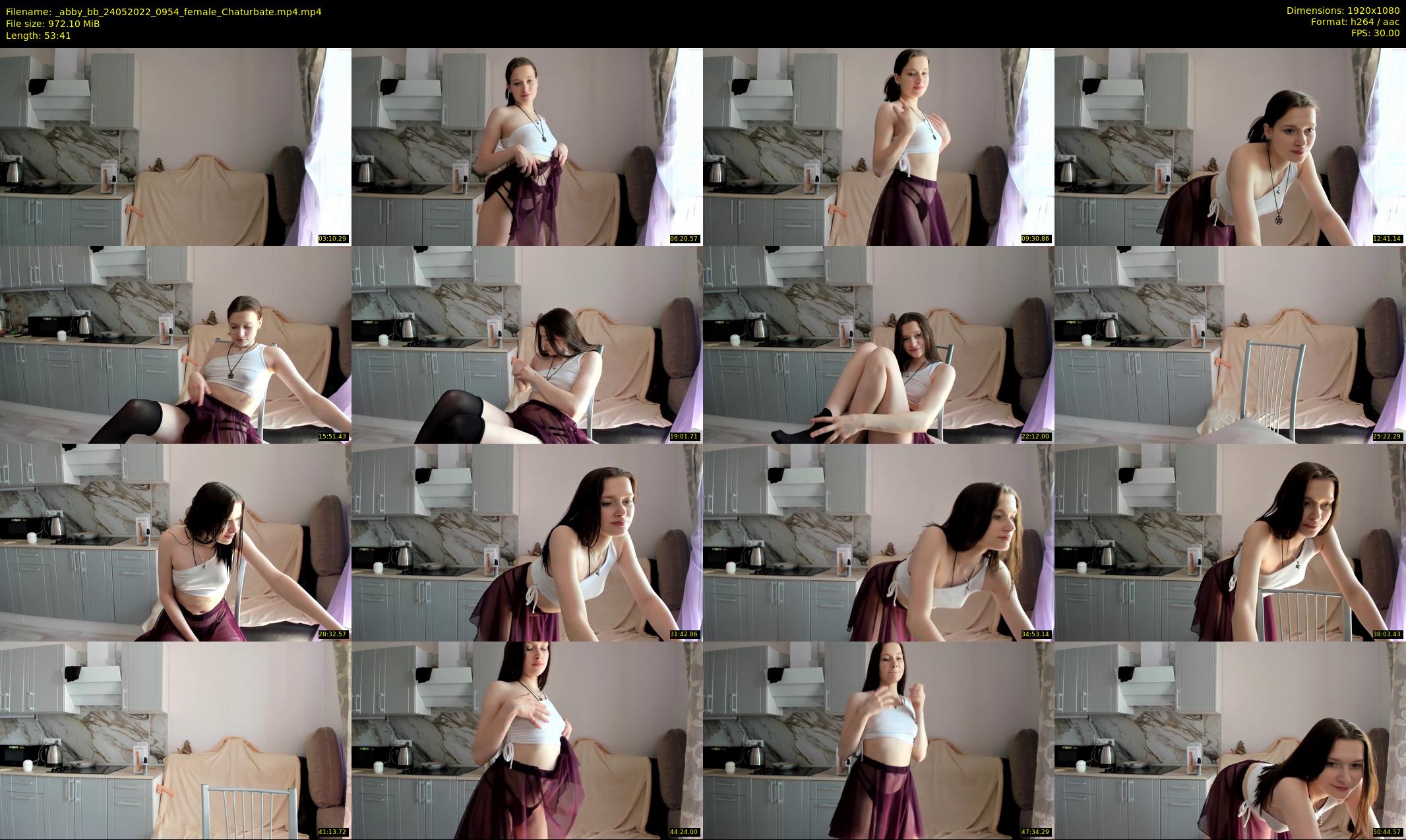 _abby_bb — 54 minute Chaturbate female cam show recording, 1080p, May 24, 2022