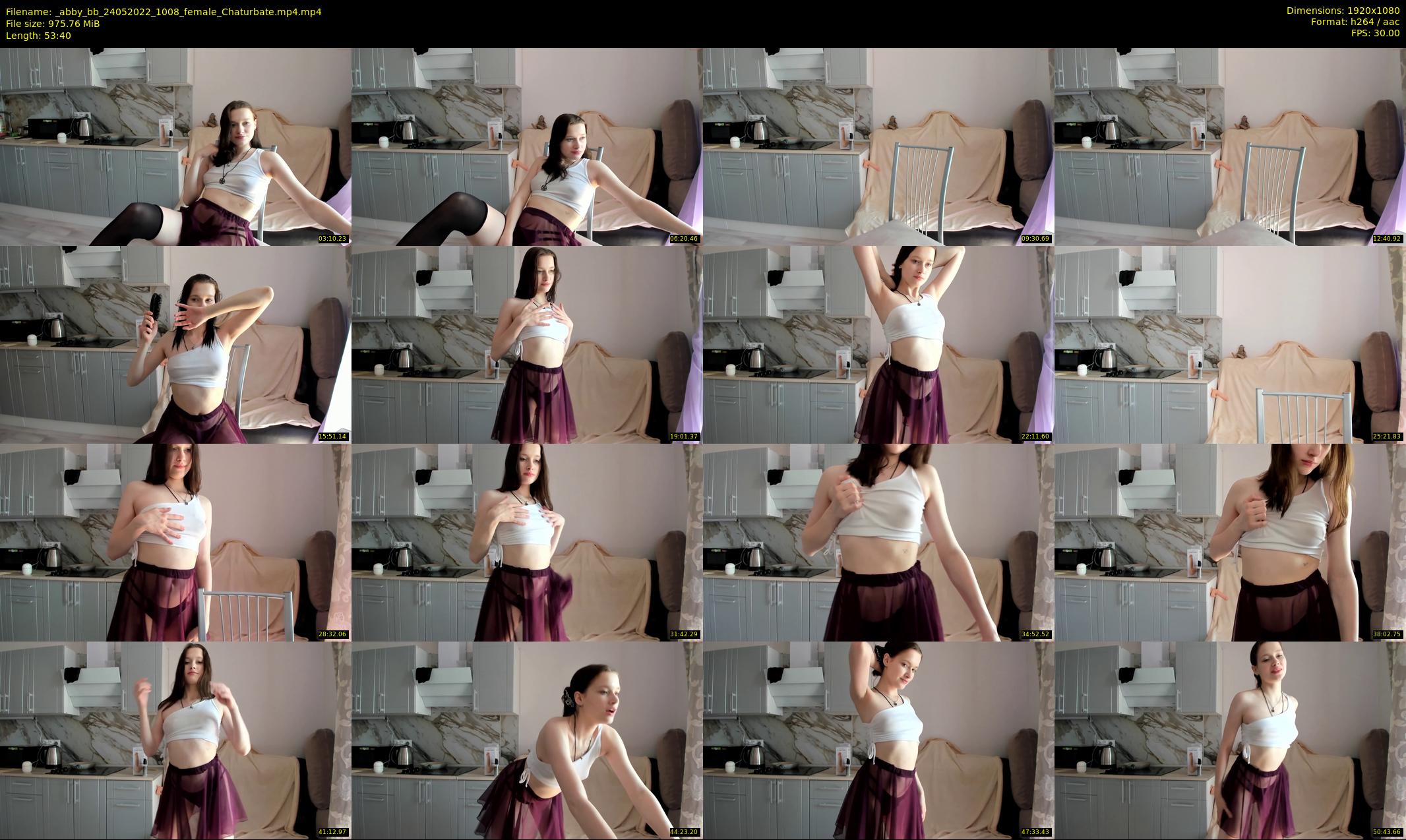 _abby_bb — 54 minute Chaturbate female cam show recording, 1080p, May 24, 2022
