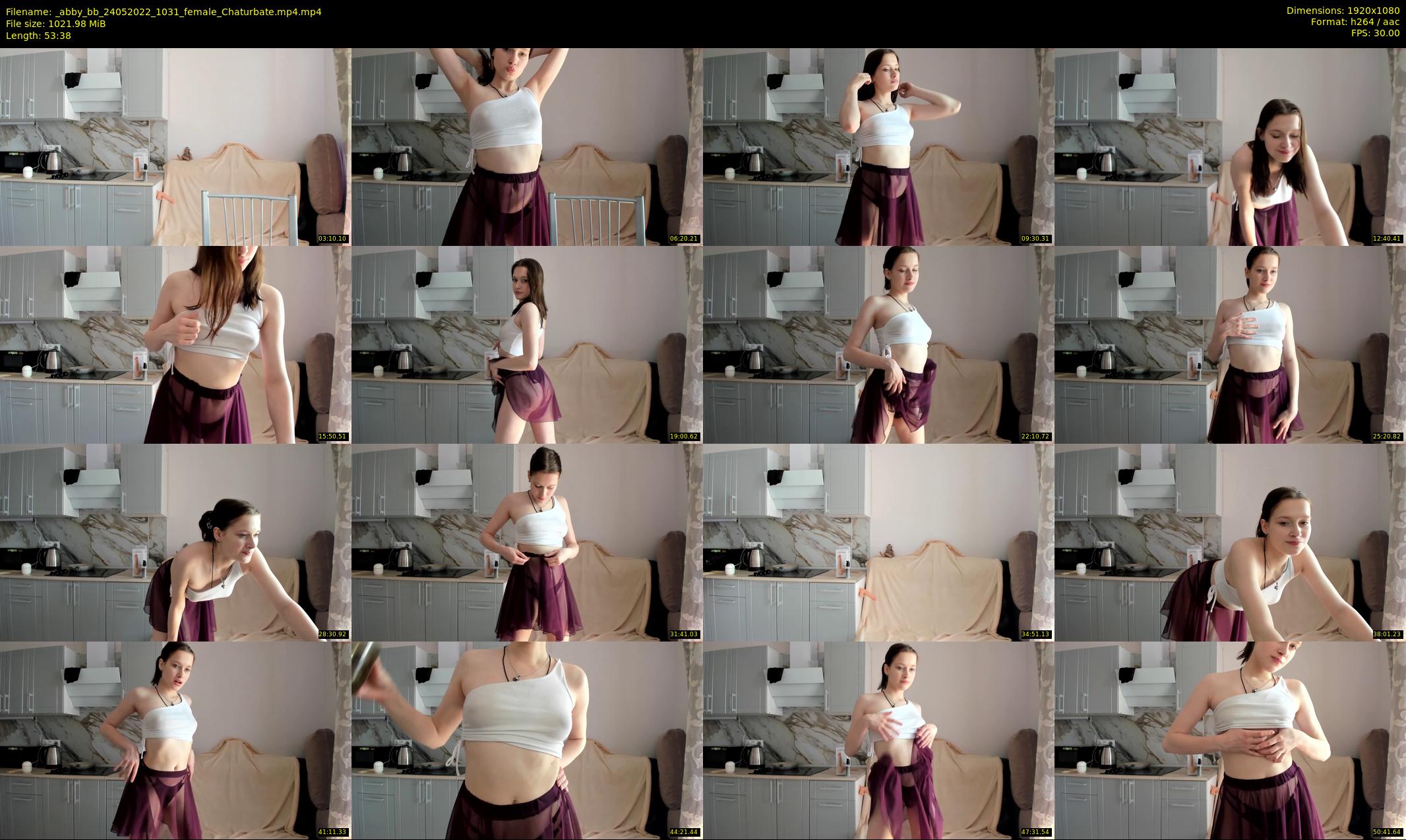 _abby_bb — 54 minute Chaturbate female cam show recording, 1080p, May 24, 2022
