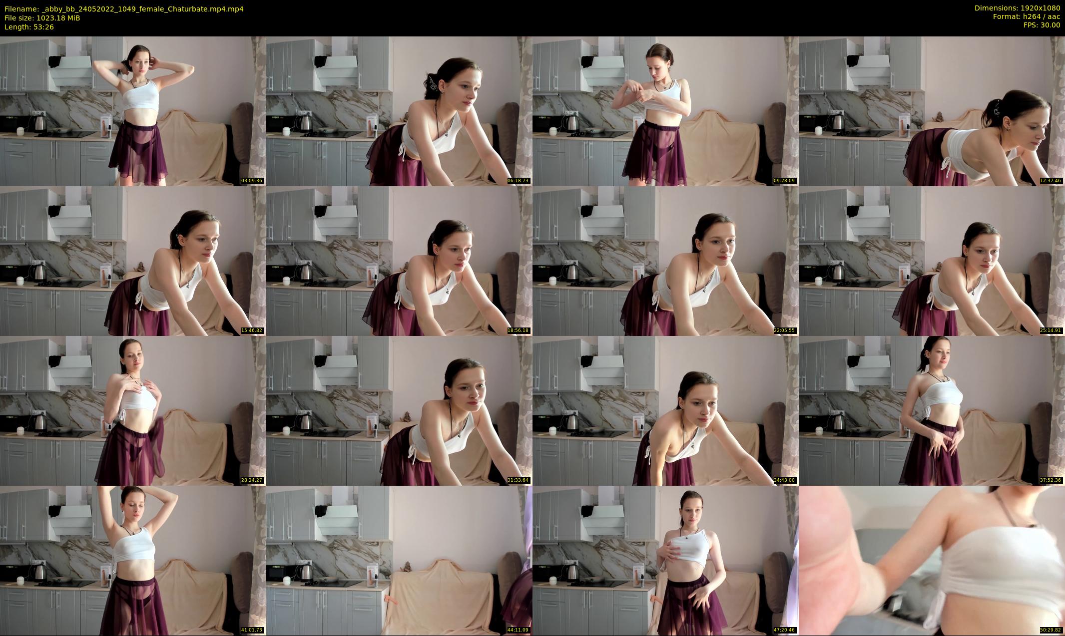 _abby_bb — 54 minute Chaturbate female cam show recording, 1080p, May 24, 2022