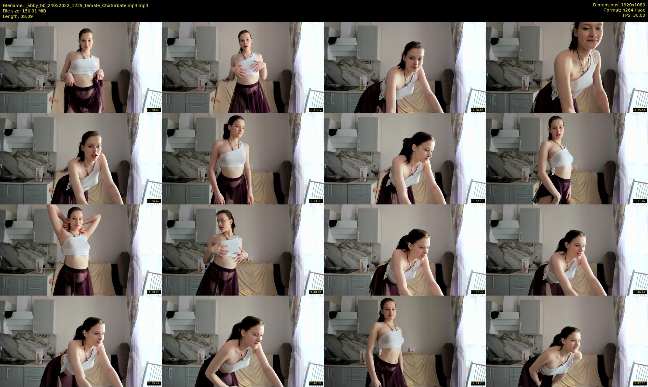 _abby_bb — 9 minute Chaturbate female cam show recording, 1080p, May 24, 2022