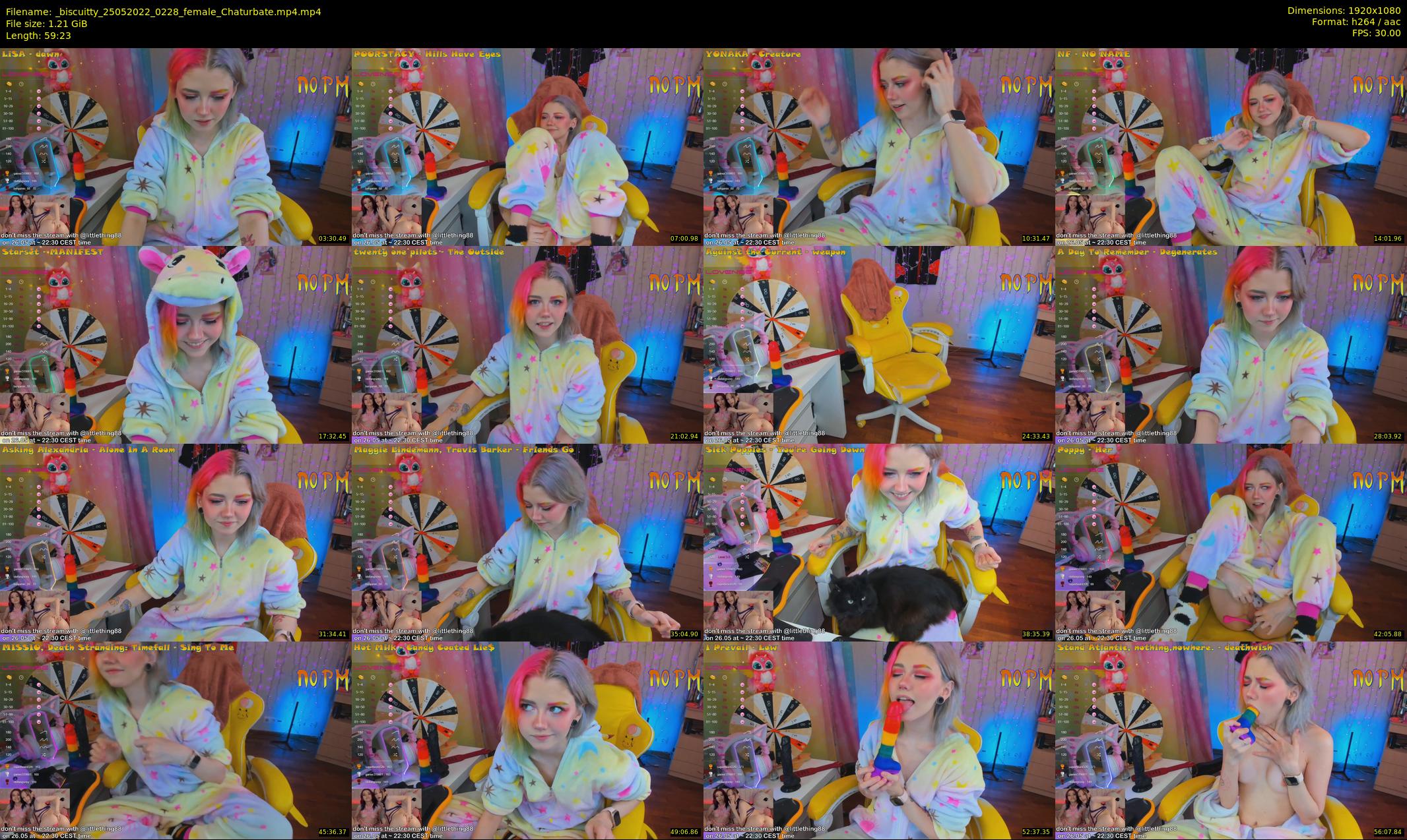 _biscuitty — 60 minute Chaturbate female cam show recording, 1080p, May 25, 2022