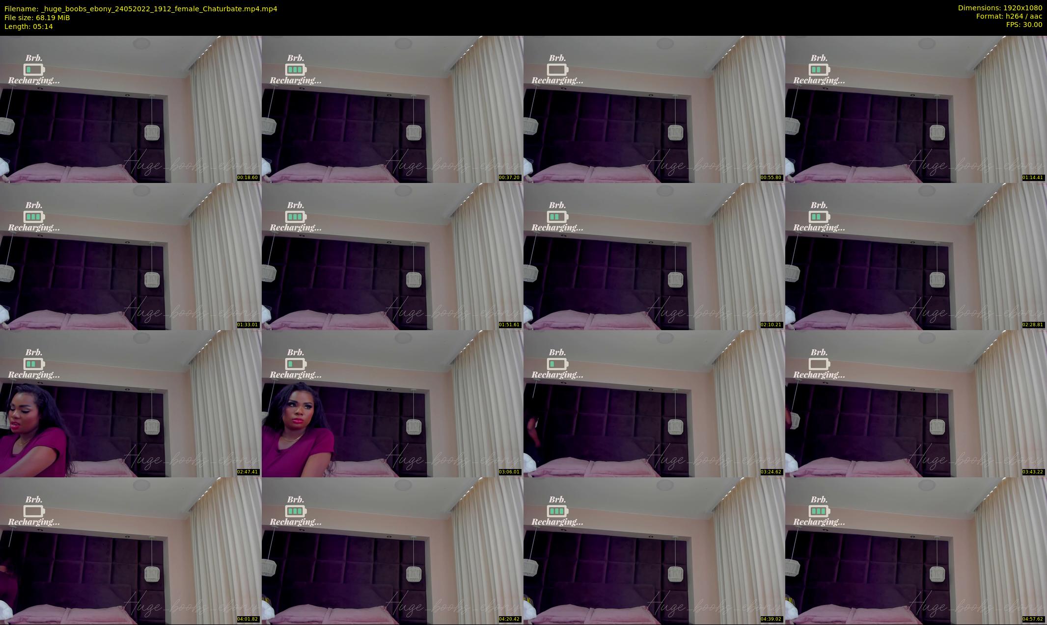 _huge_boobs_ebony — 6 minute Chaturbate female cam show recording, 1080p, May 24, 2022