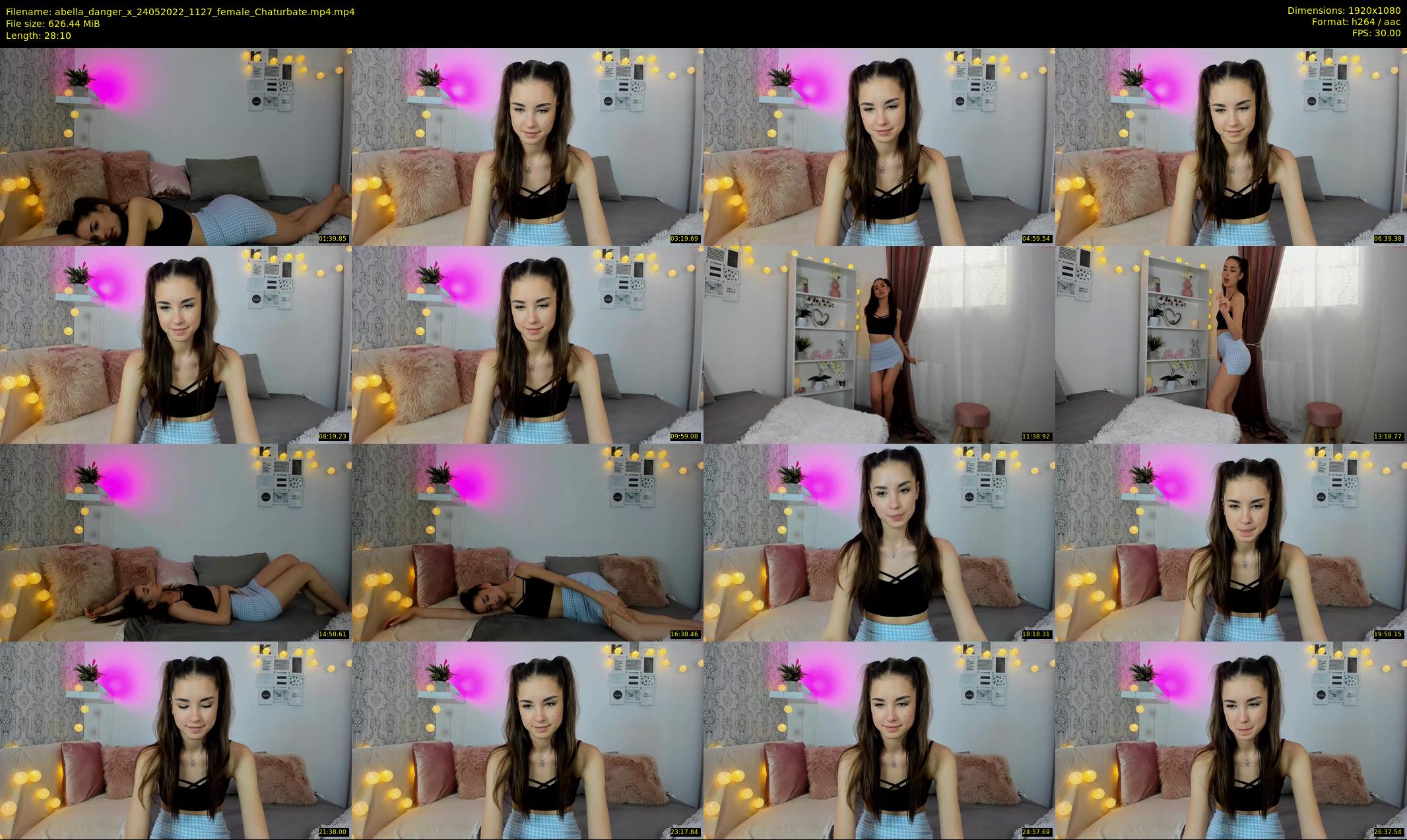 abella_danger_x — 29 minute Chaturbate female cam show recording, 1080p, May 24, 2022