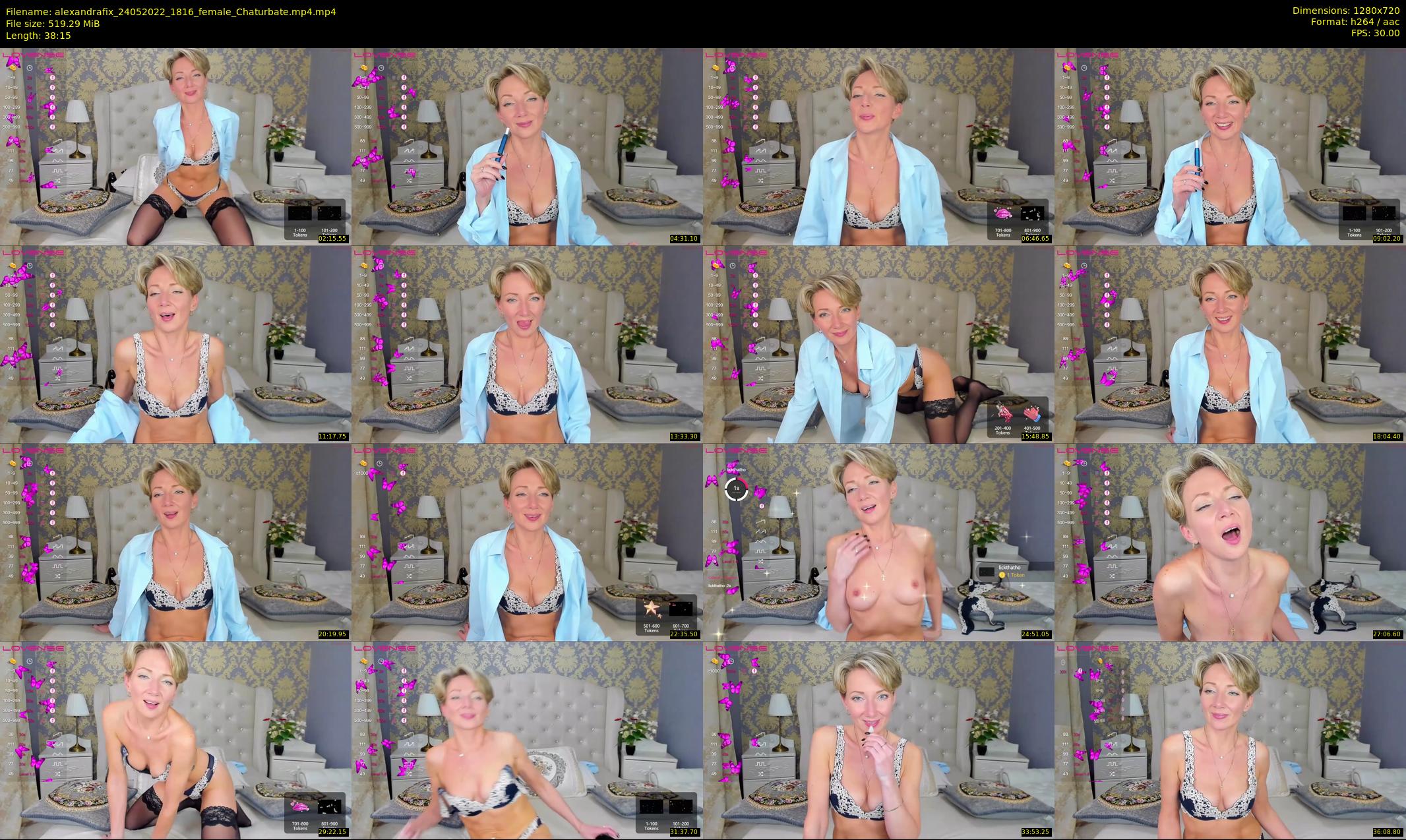 alexandrafix — 39 minute Chaturbate female cam show recording, 720p, May 24, 2022