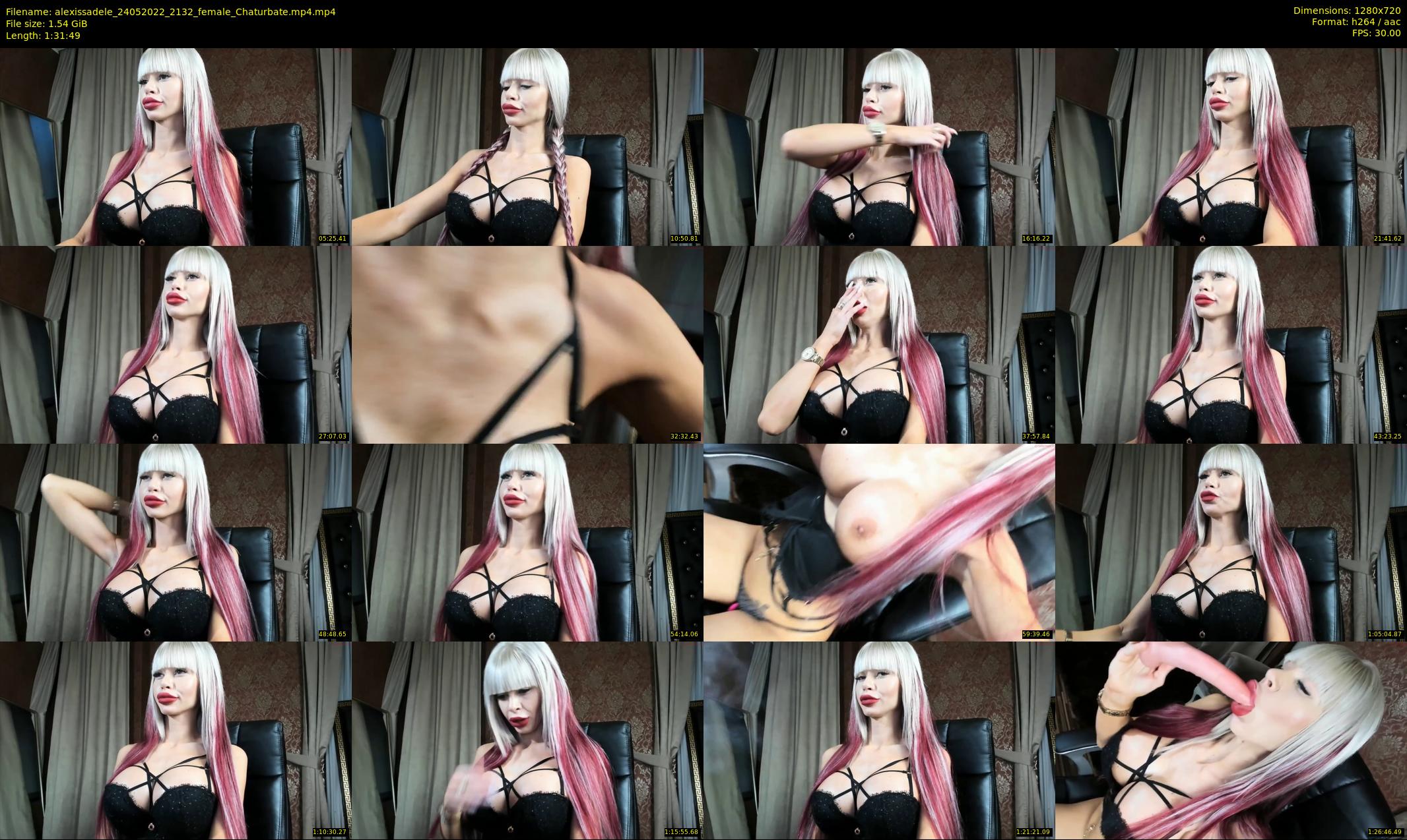 alexissadele — 92 minute Chaturbate female cam show recording, 720p, May 24, 2022