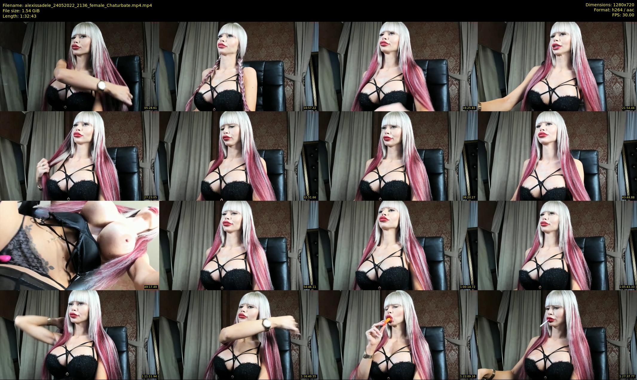 alexissadele — 93 minute Chaturbate female cam show recording, 720p, May 24, 2022