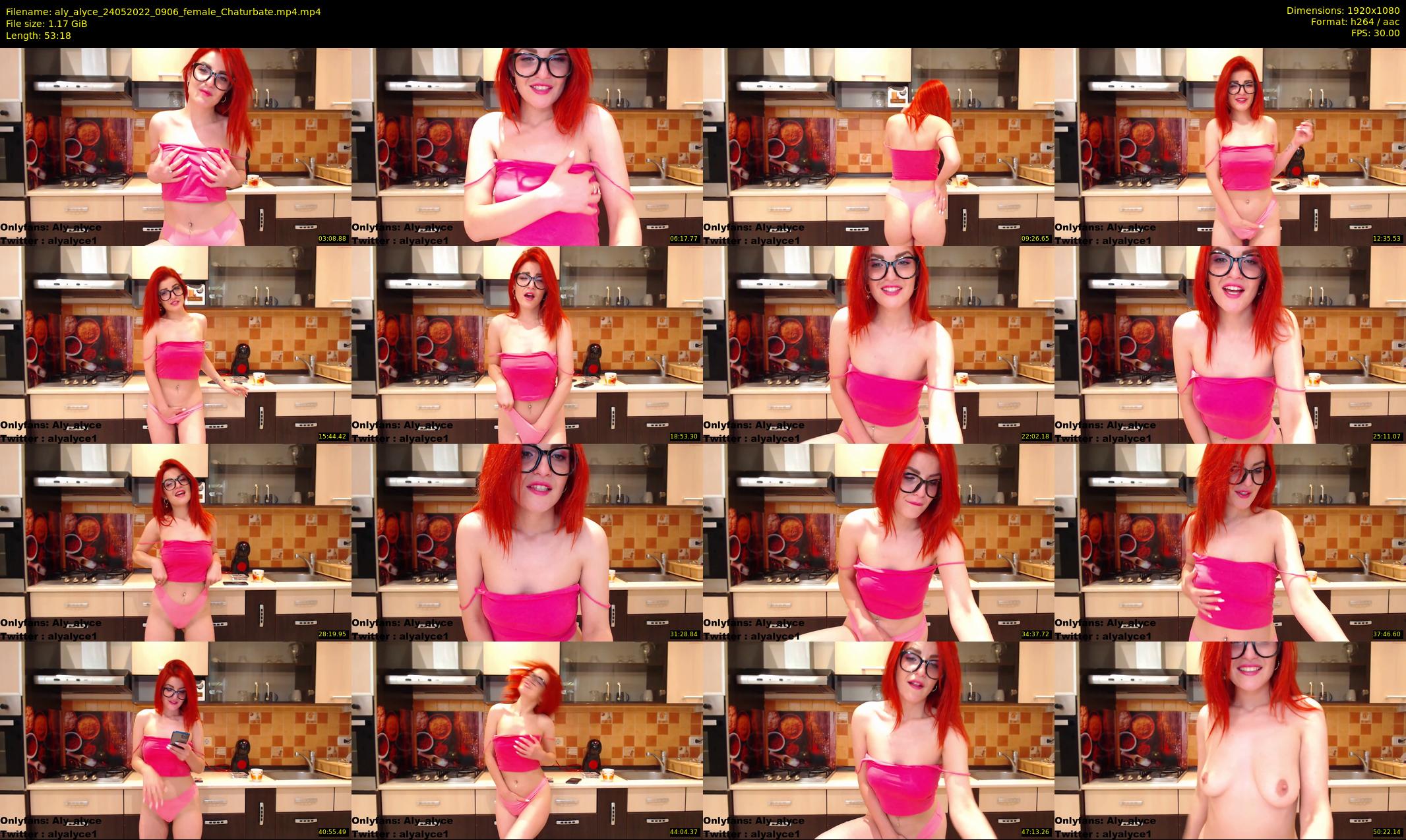 aly_alyce — 54 minute Chaturbate female cam show recording, 1080p, May 24, 2022