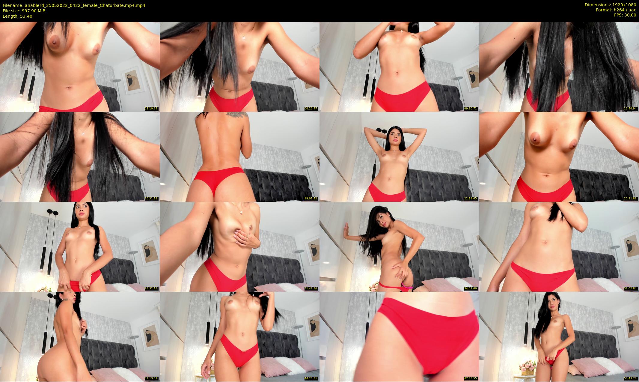 anablerd — 54 minute Chaturbate female cam show recording, 1080p, May 25, 2022