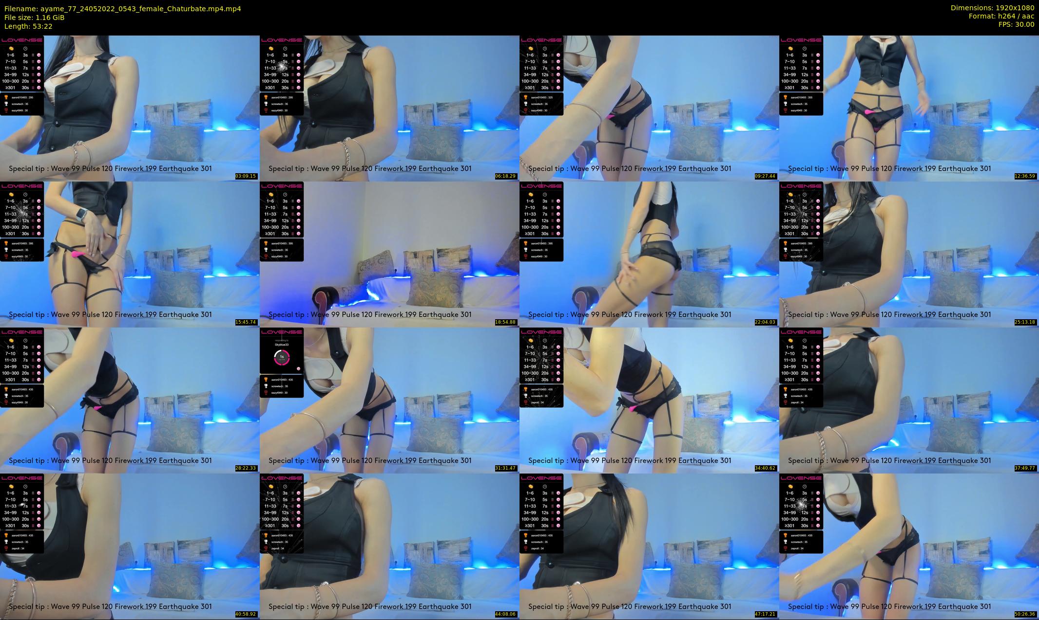 ayame_77 — 54 minute Chaturbate female cam show recording, 1080p, May 24, 2022