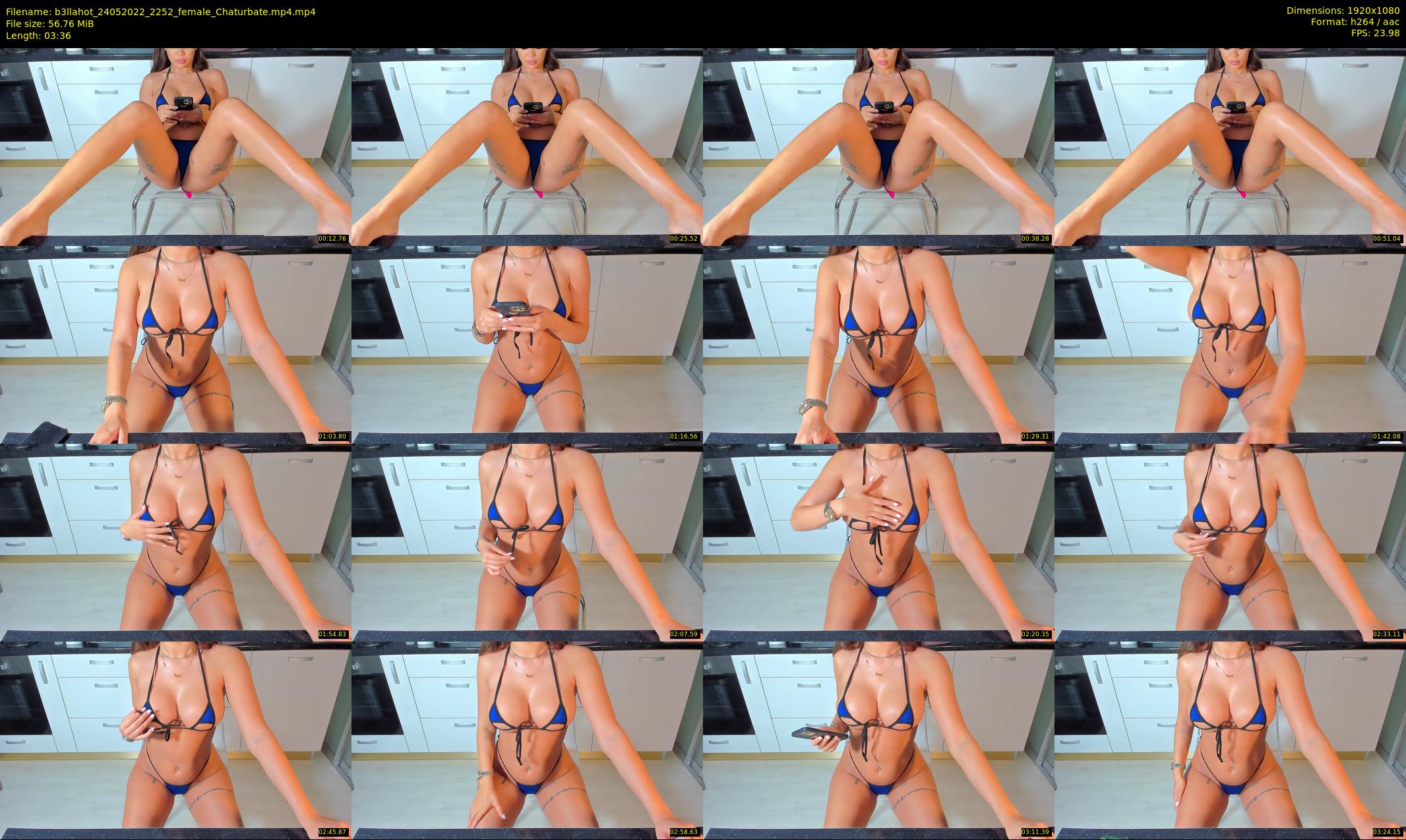 b3llahot — 4 minute Chaturbate female cam show recording, 1080p, May 24, 2022