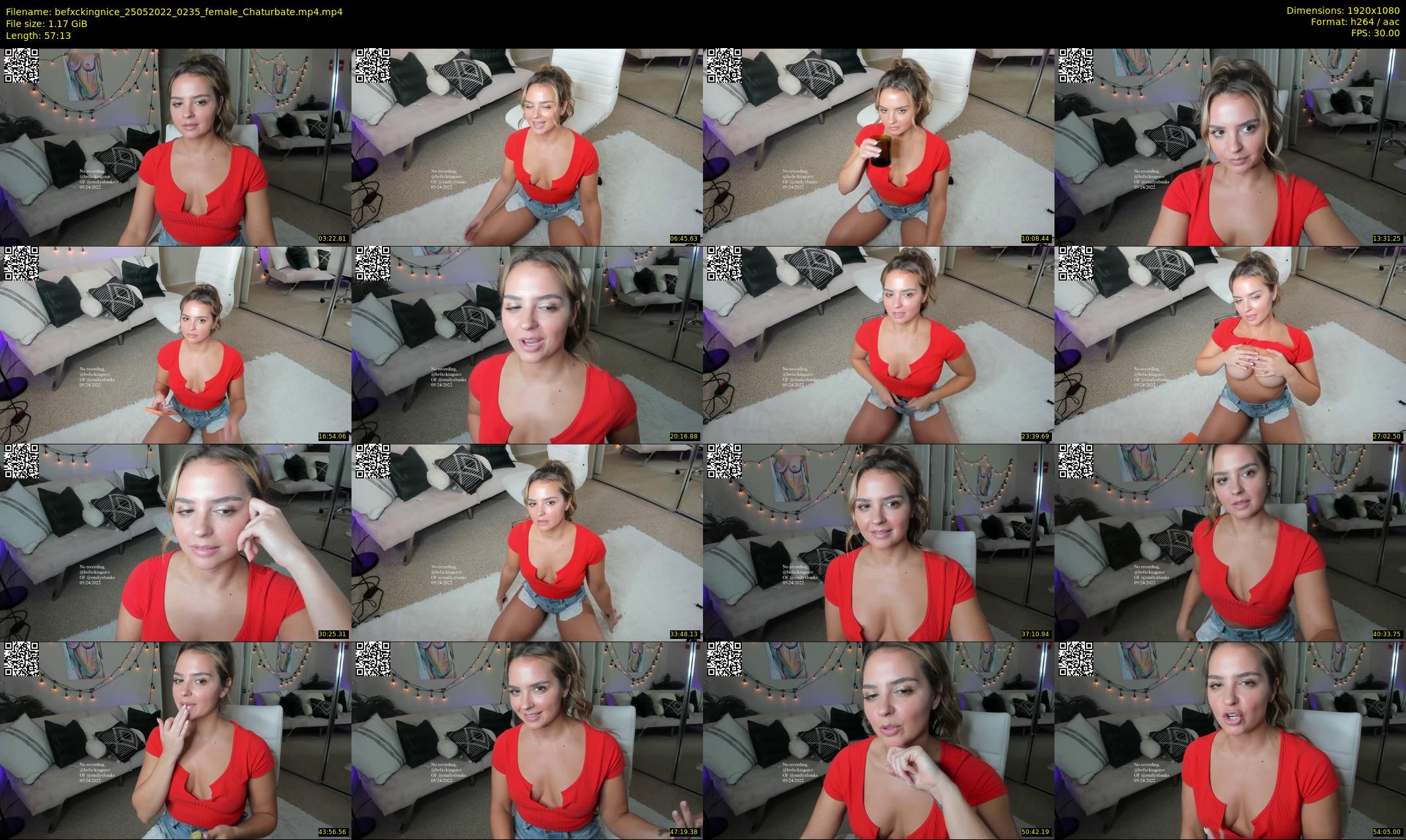 befxckingnice — 58 minute Chaturbate female cam show recording, 1080p, May 25, 2022