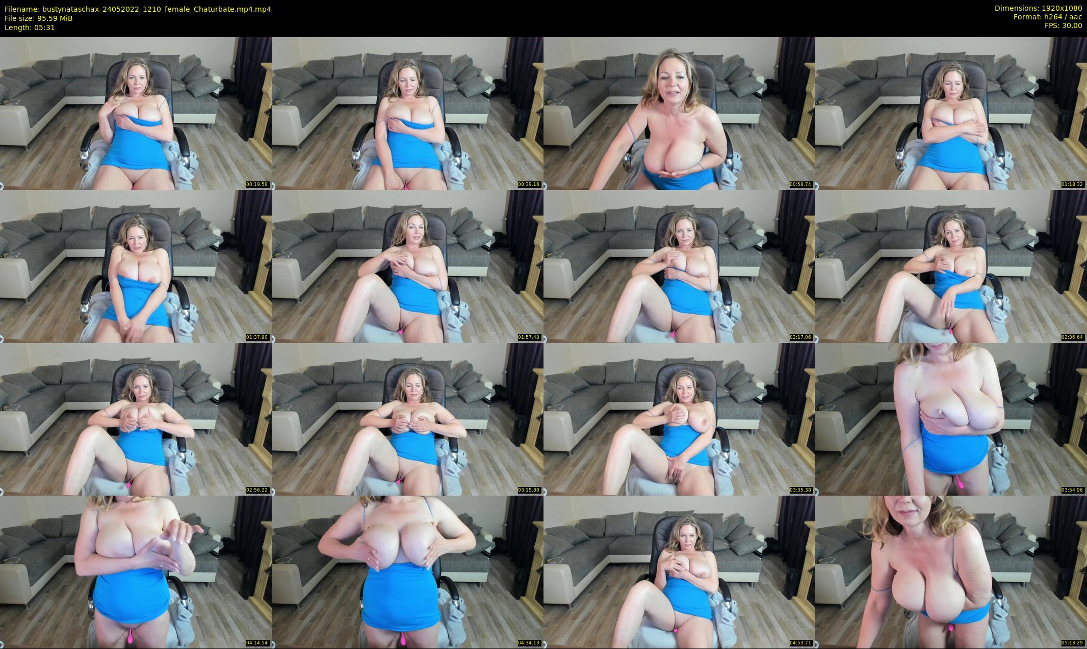bustynataschax — 6 minute Chaturbate female cam show recording, 1080p, May 24, 2022