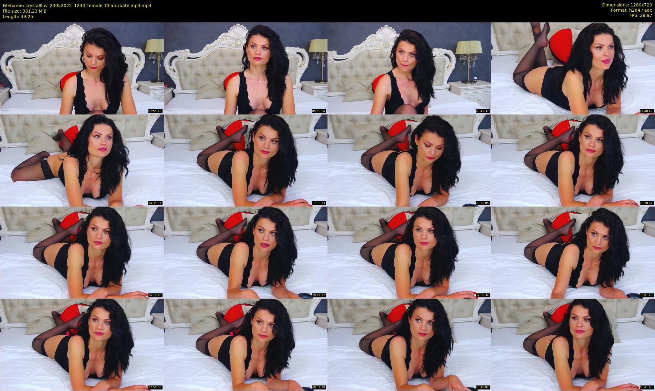 crystallluv — 50 minute Chaturbate female cam show recording, 720p, May 24, 2022