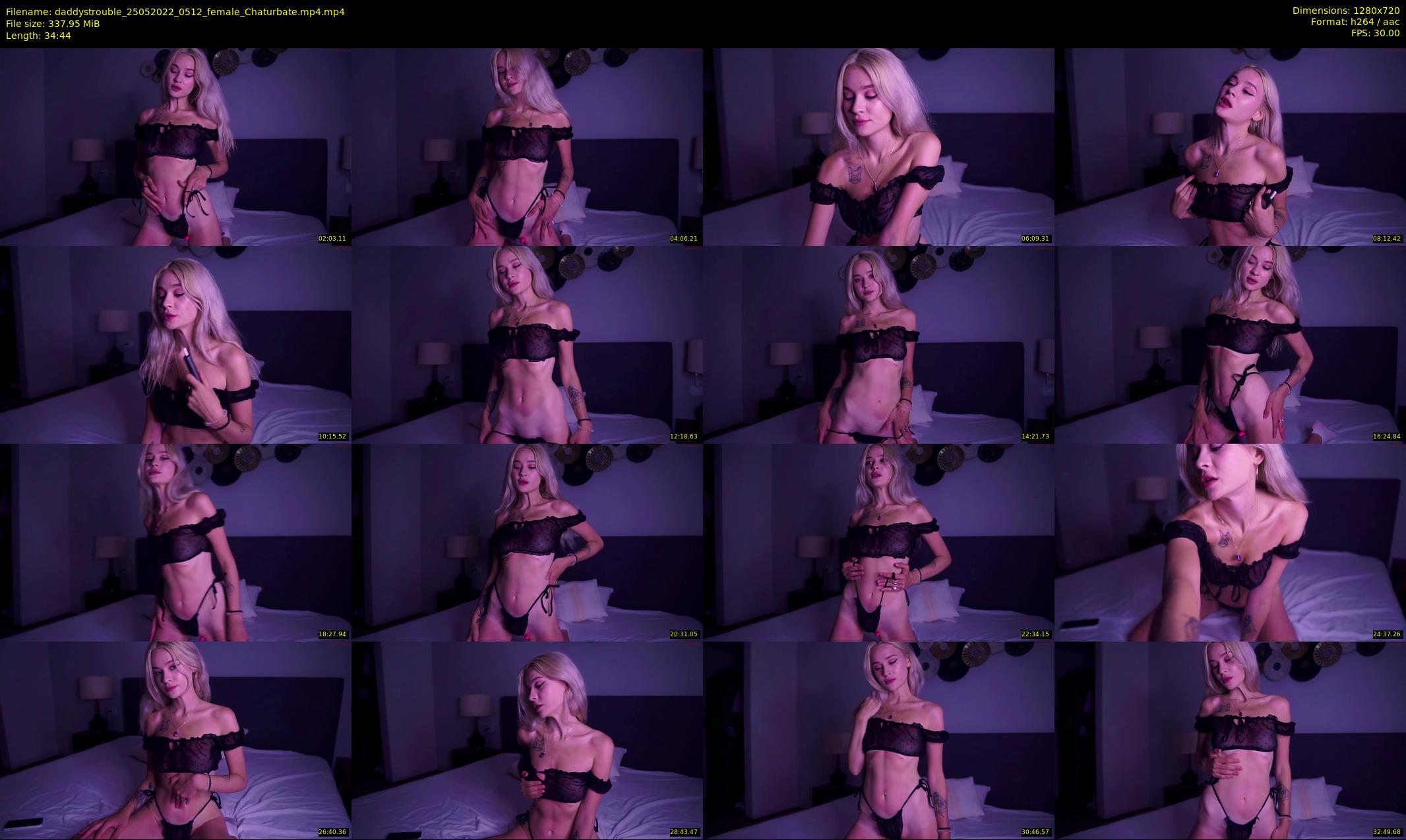 daddystrouble — 35 minute Chaturbate female cam show recording, 720p, May 25, 2022