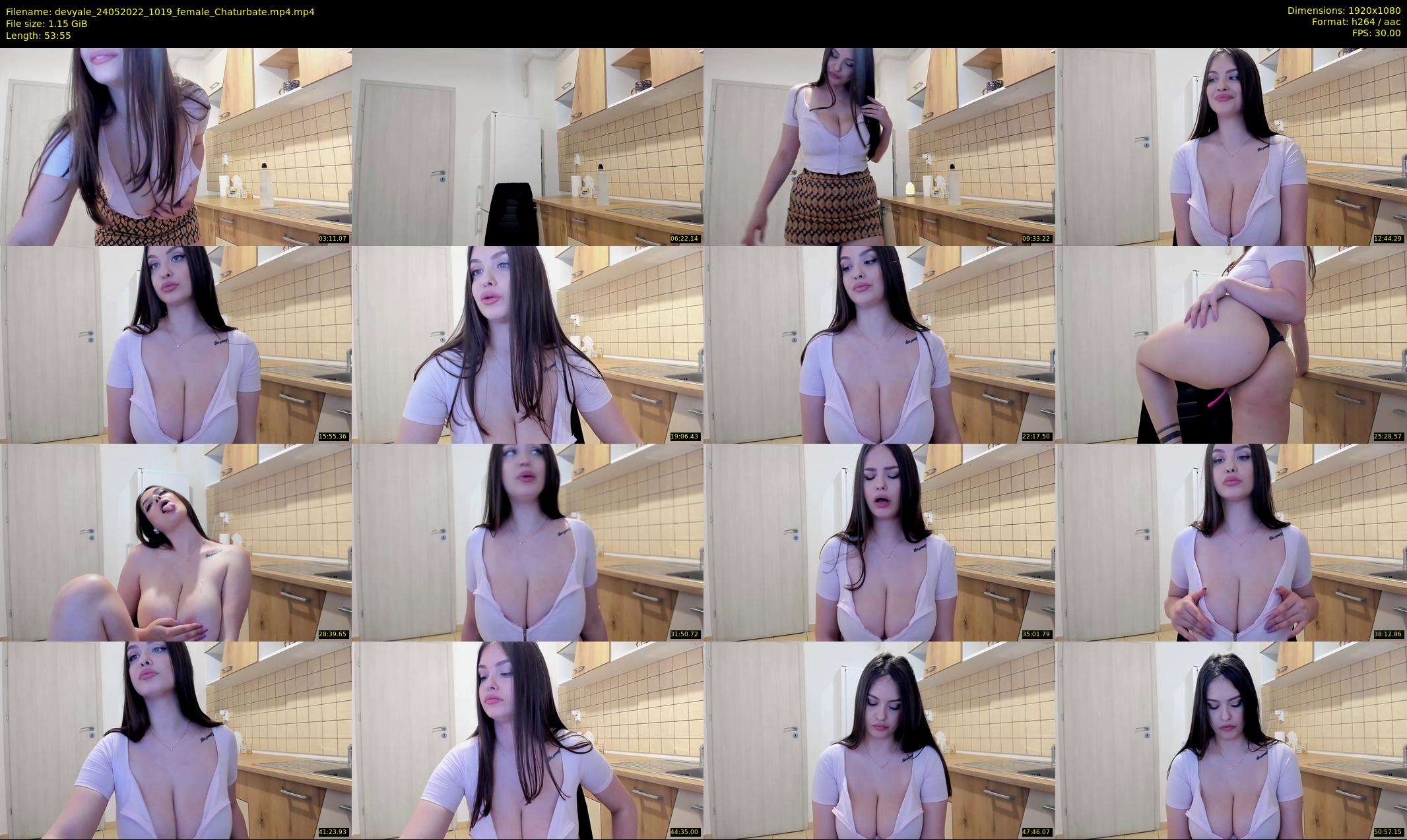 devyale — 54 minute Chaturbate female cam show recording, 1080p, May 24, 2022