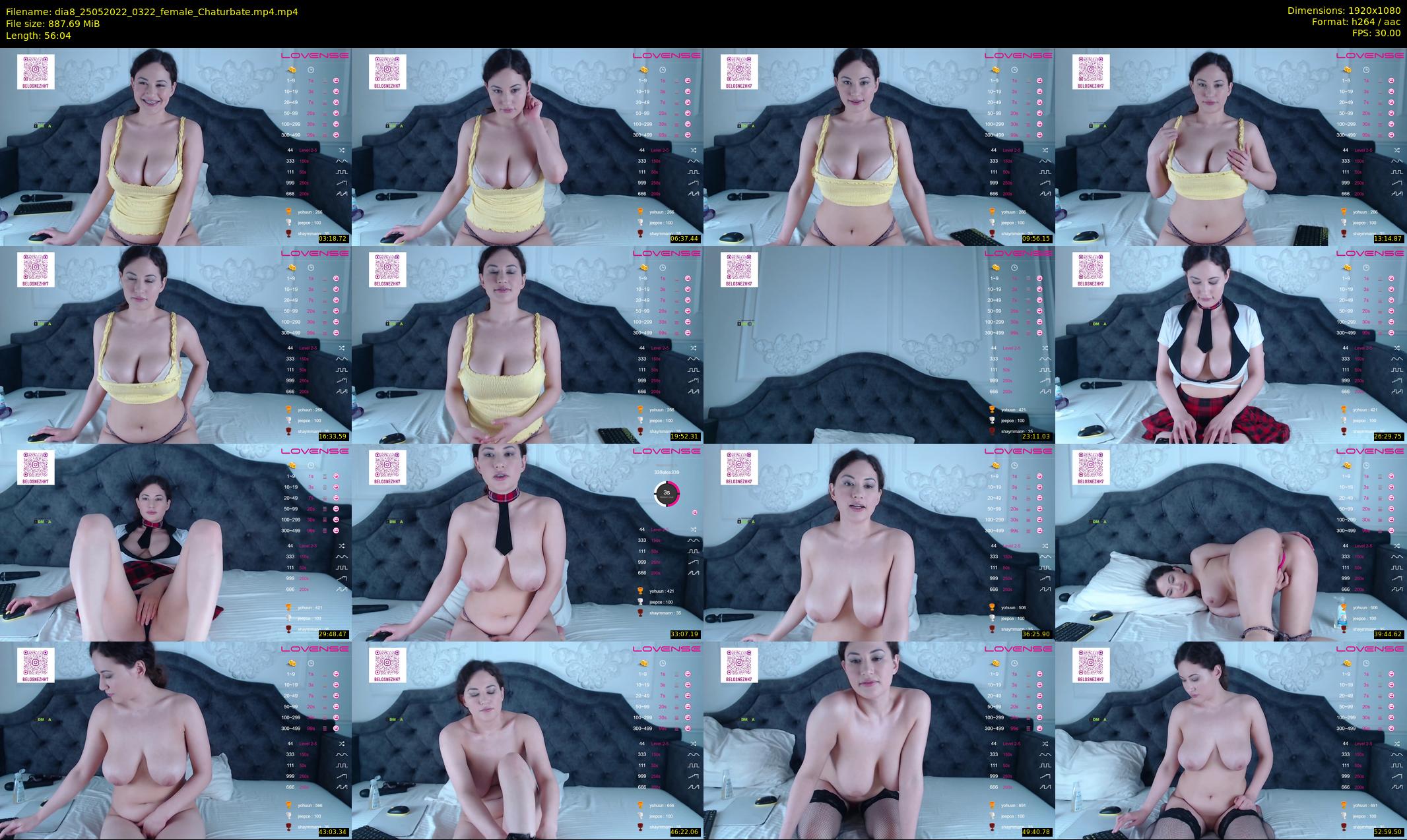 dia8 — 57 minute Chaturbate female cam show recording, 1080p, May 25, 2022