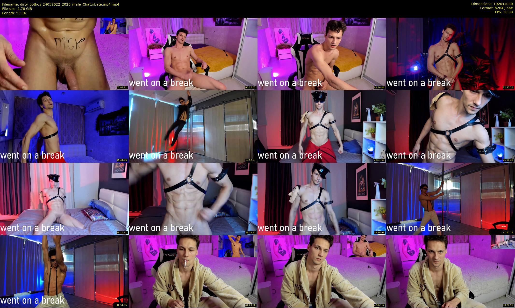 dirty_pothos — 54 minute Chaturbate male cam show recording, 1080p, May 24, 2022