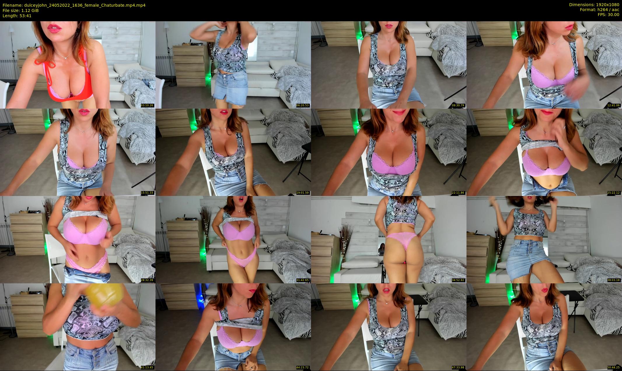 dulceyjohn — 54 minute Chaturbate female cam show recording, 1080p, May 24, 2022