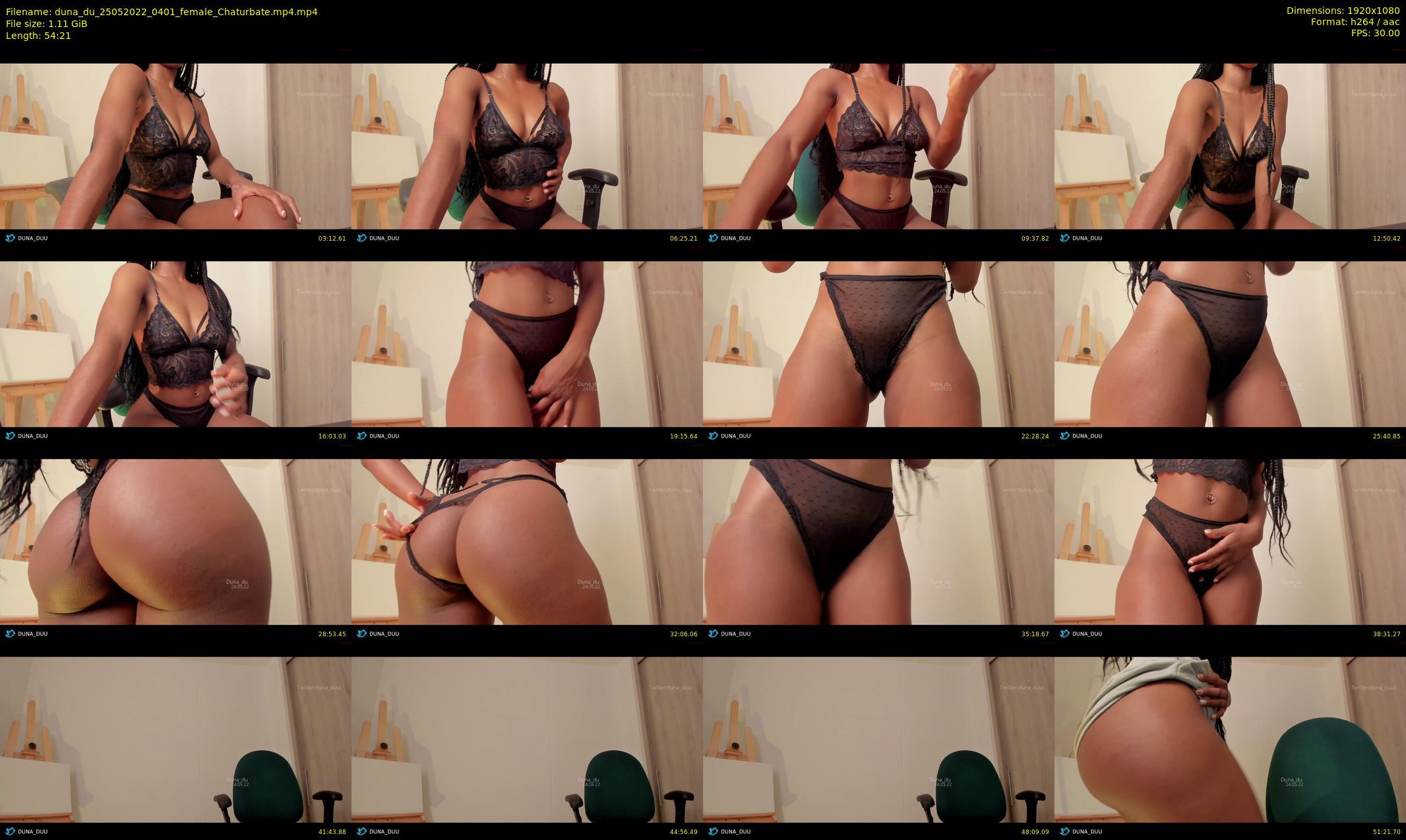 duna_du — 55 minute Chaturbate female cam show recording, 1080p, May 25, 2022