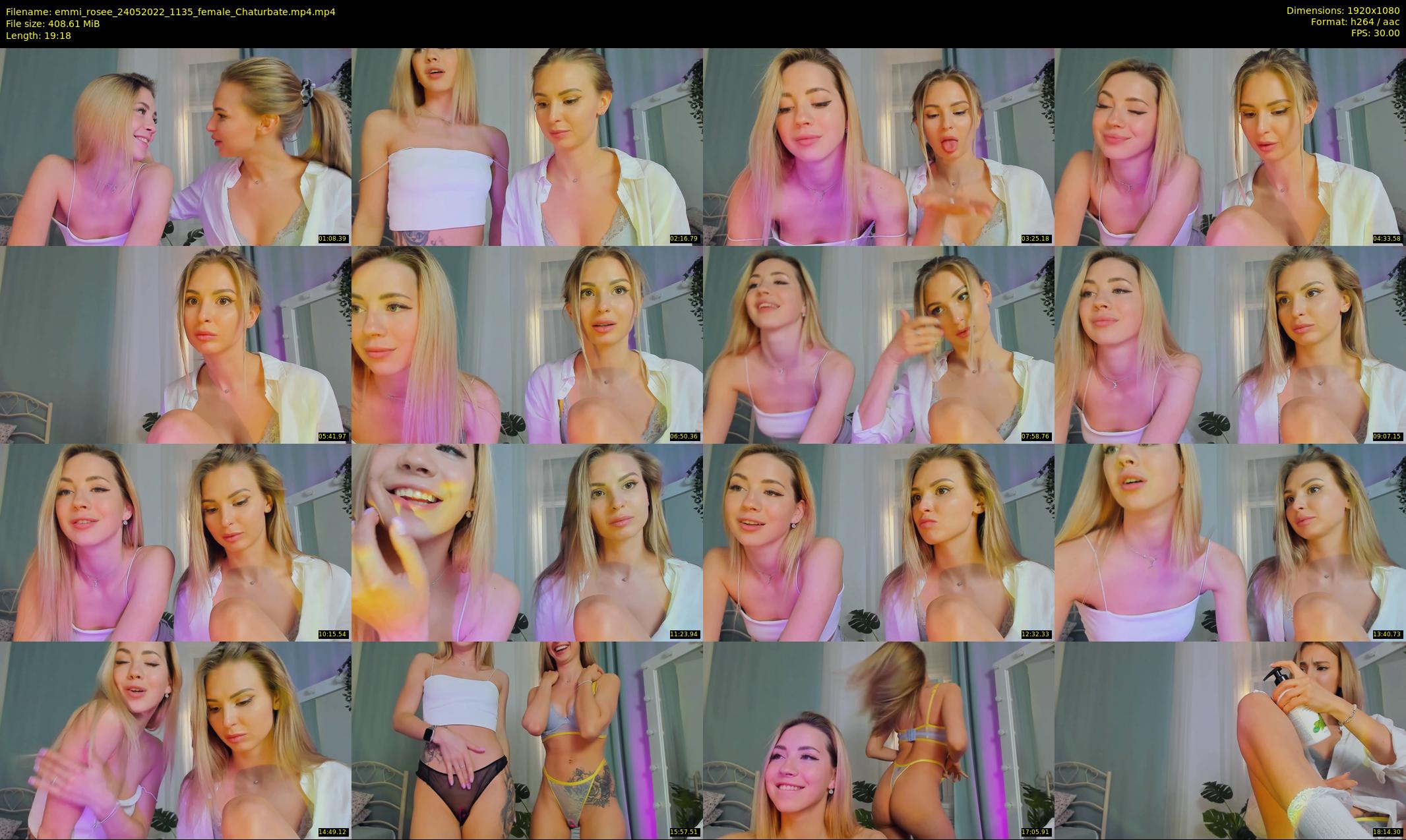 emmi_rosee — 20 minute Chaturbate female cam show recording, 1080p, May 24, 2022