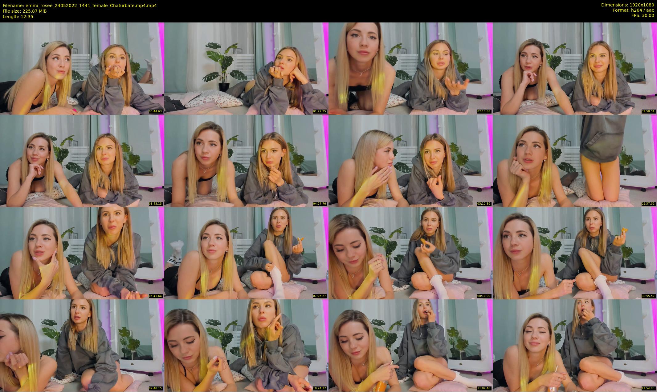emmi_rosee — 13 minute Chaturbate female cam show recording, 1080p, May 24, 2022