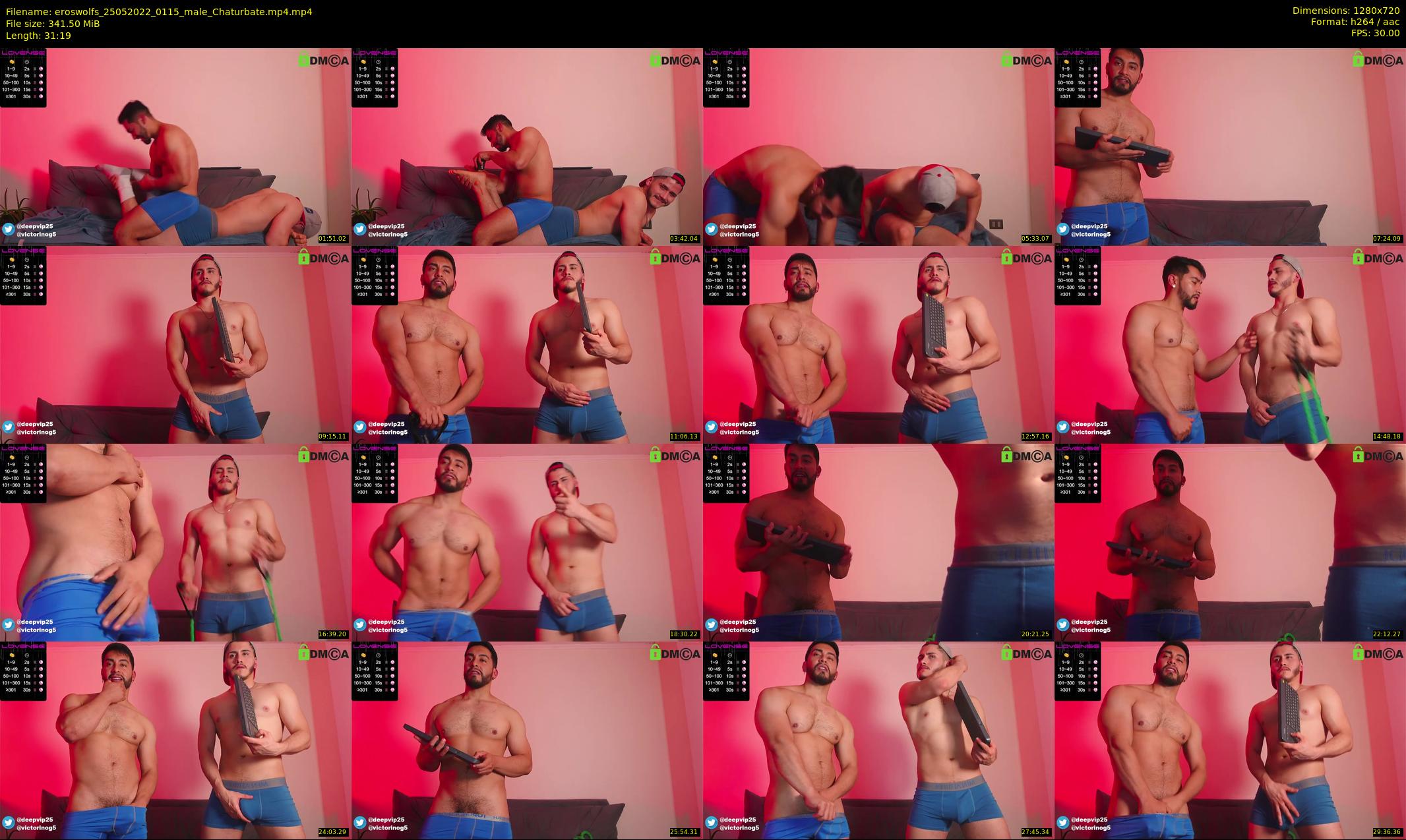 eroswolfs — 32 minute Chaturbate male cam show recording, 720p, May 25, 2022