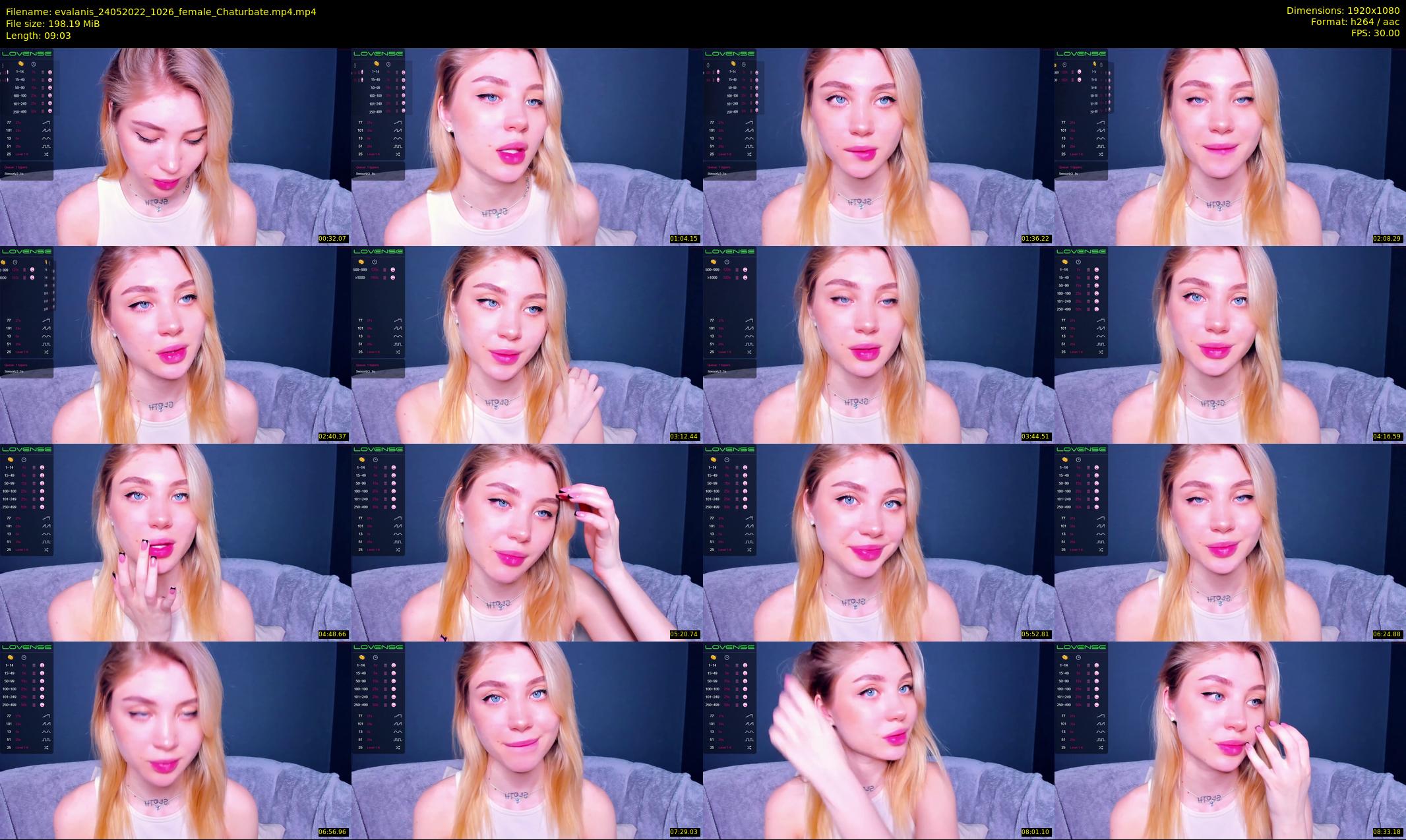 evalanis — 10 minute Chaturbate couple cam show recording, 1080p, May 24, 2022