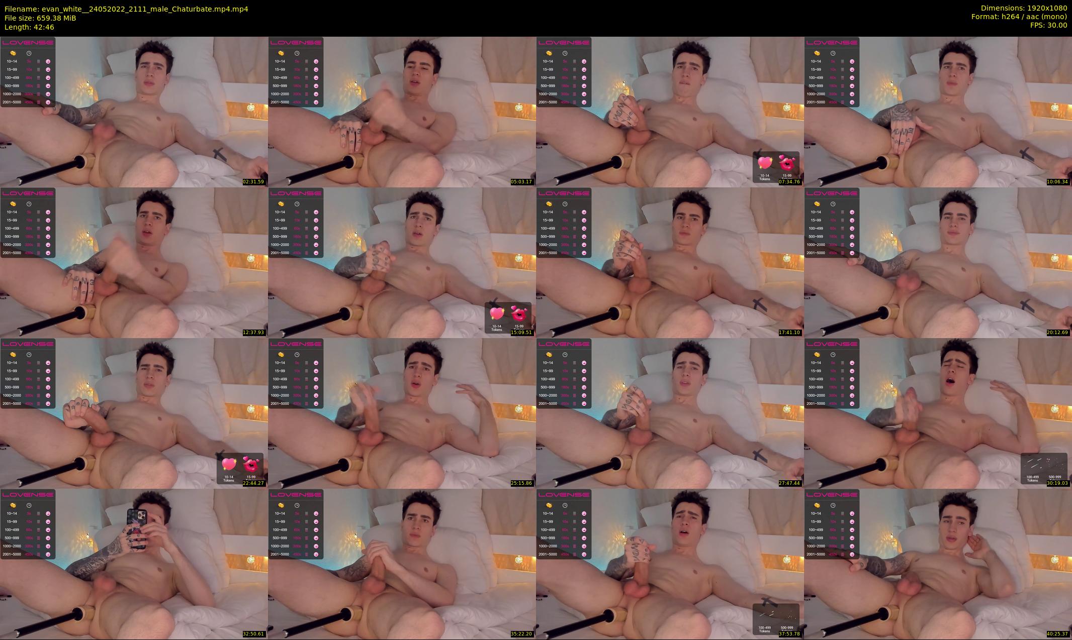 evan_white_ — 43 minute Chaturbate male cam show recording, 1080p, May 24, 2022