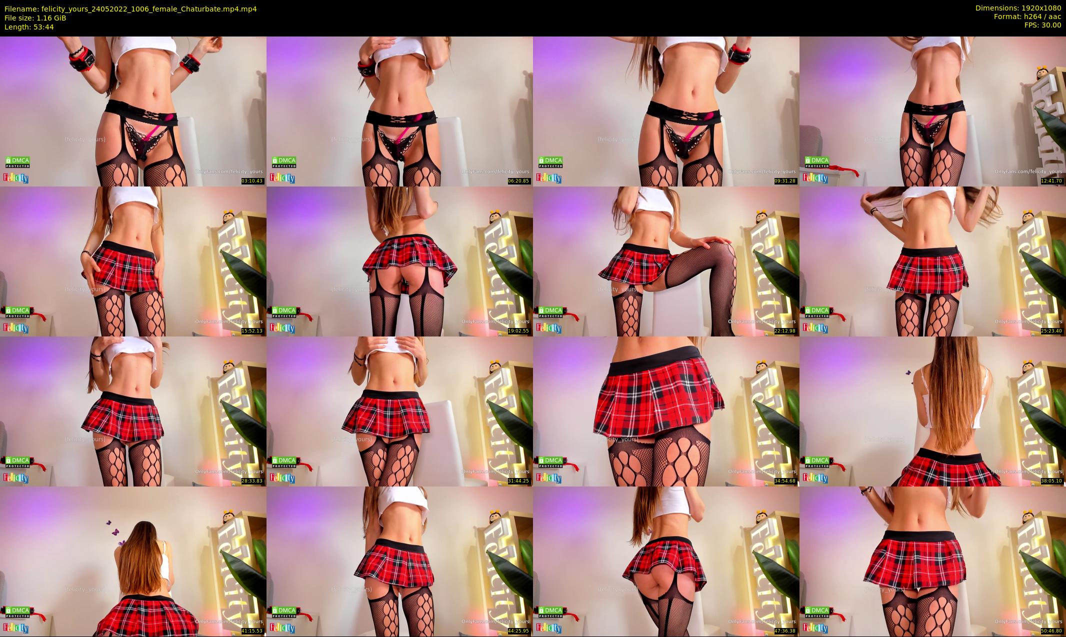 felicity_yours — 54 minute Chaturbate female cam show recording, 1080p, May 24, 2022