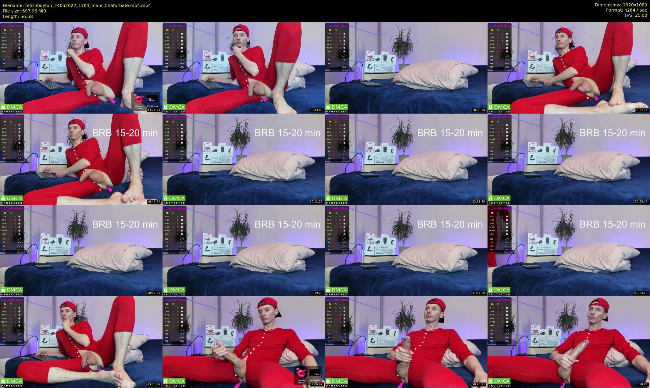 fetishboyfun — 57 minute Chaturbate male cam show recording, 1080p, May 24, 2022