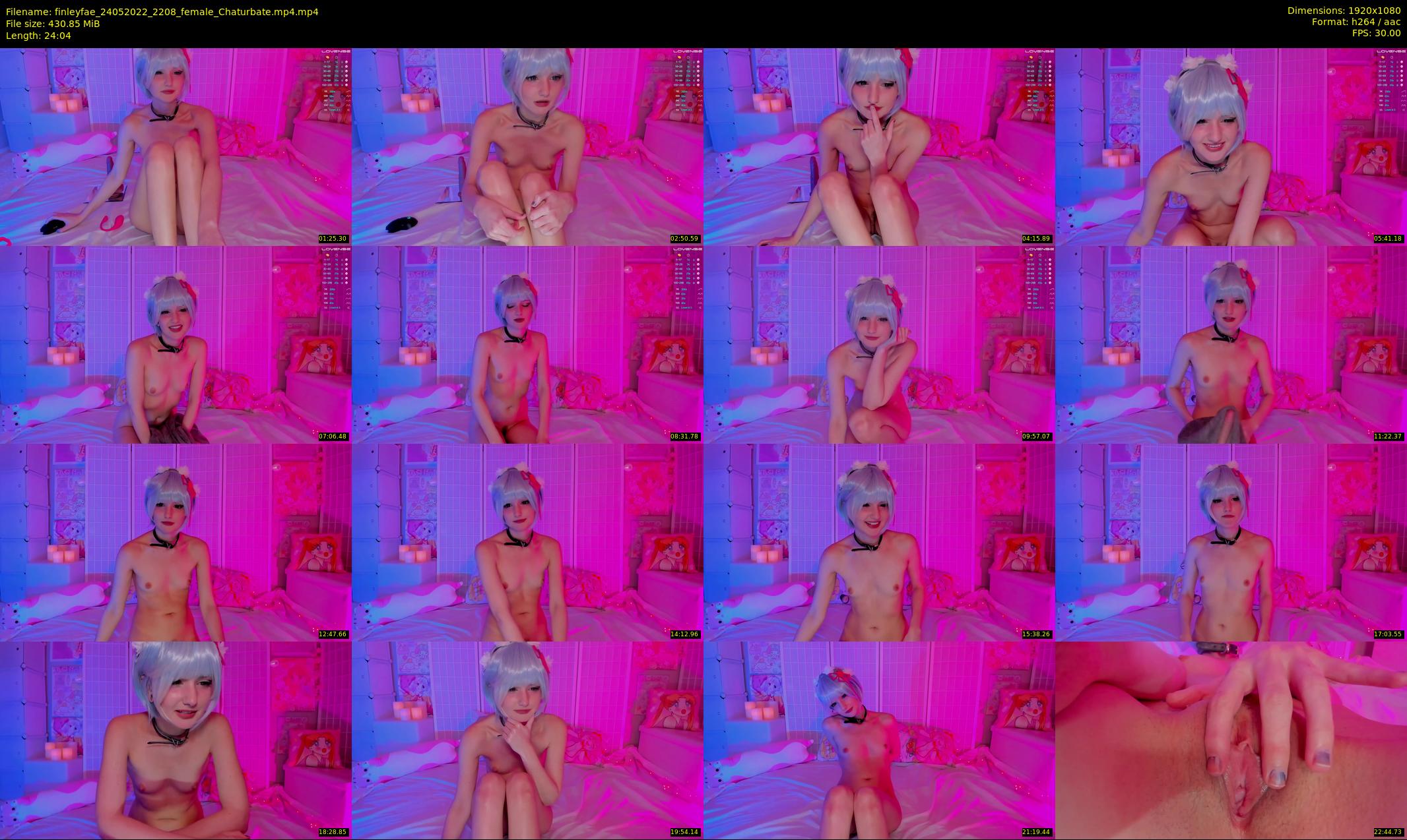 finleyfae — 25 minute Chaturbate female cam show recording, 1080p, May 24, 2022