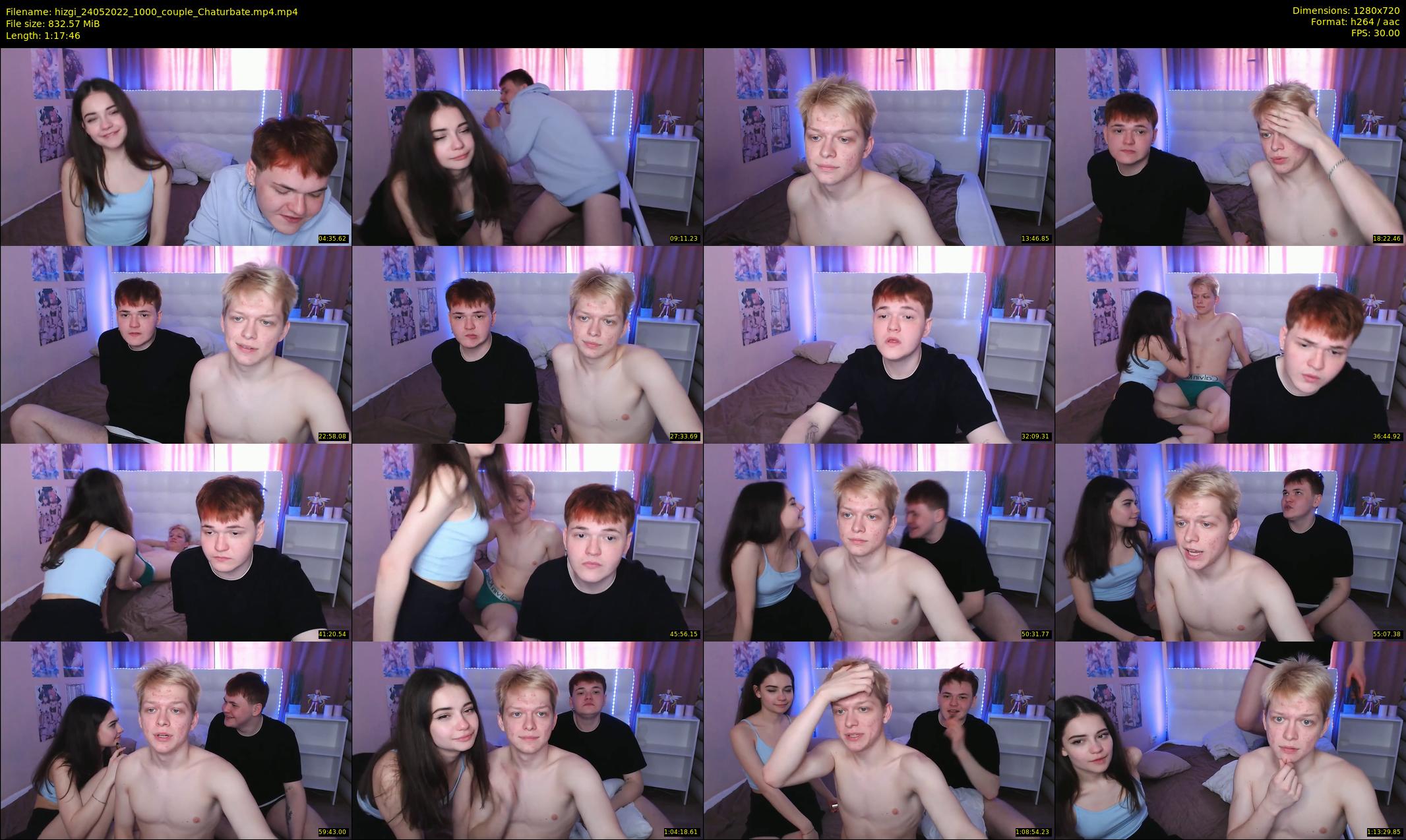 hizgi — 78 minute Chaturbate couple cam show recording, 720p, May 24, 2022