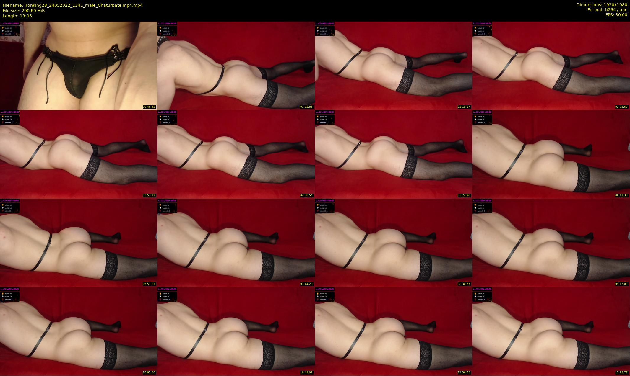 ironking28 — 14 minute Chaturbate male cam show recording, 1080p, May 24, 2022
