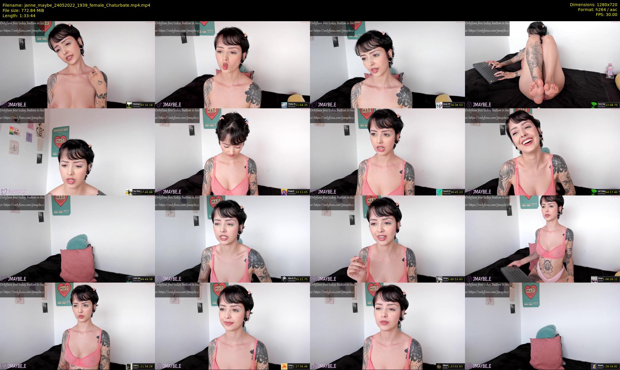 janne_maybe — 94 minute Chaturbate female cam show recording, 720p, May 24, 2022
